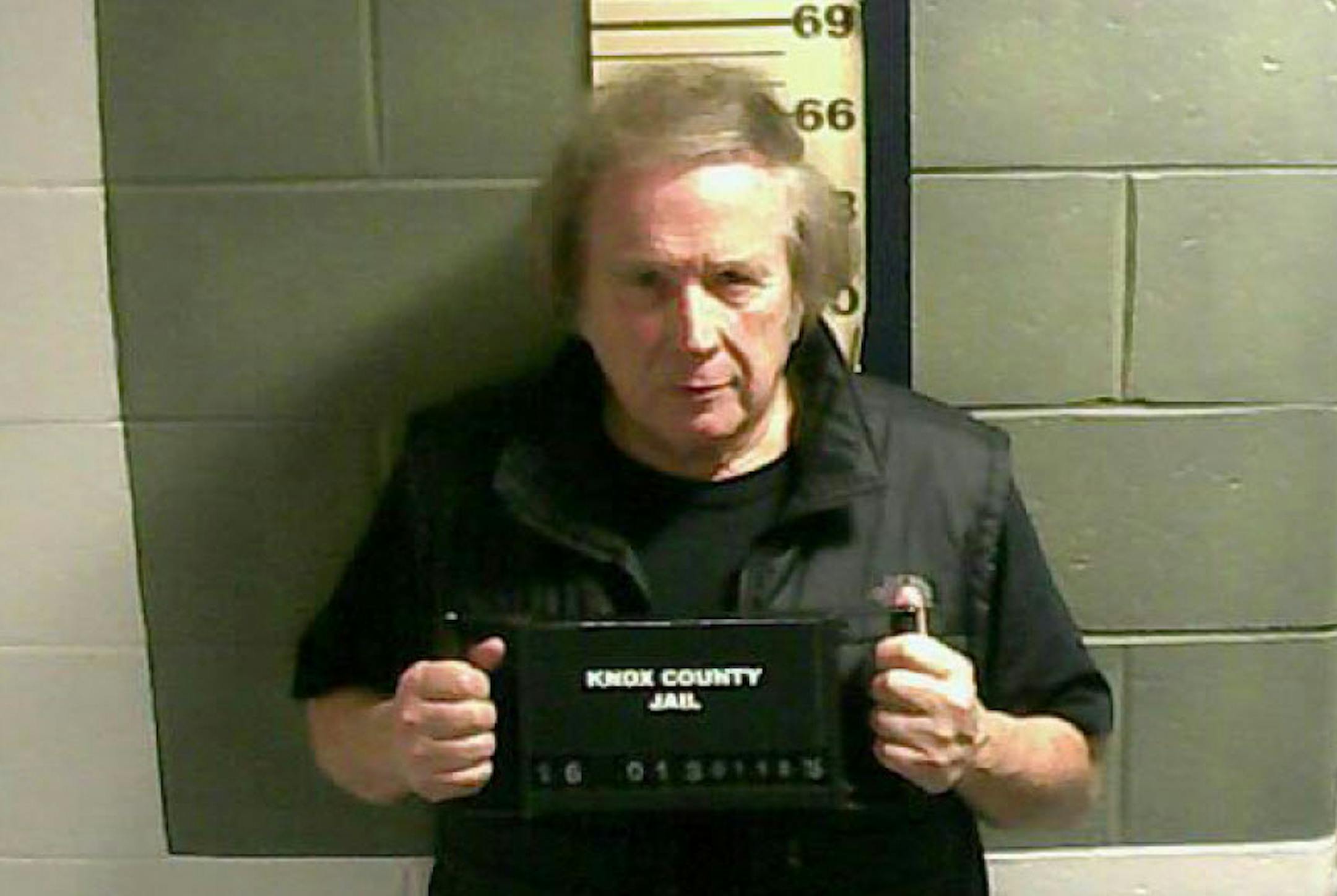 This Monday, Jan. 18, 2016 photo provided by the Knox County Jail shows Don McLean.