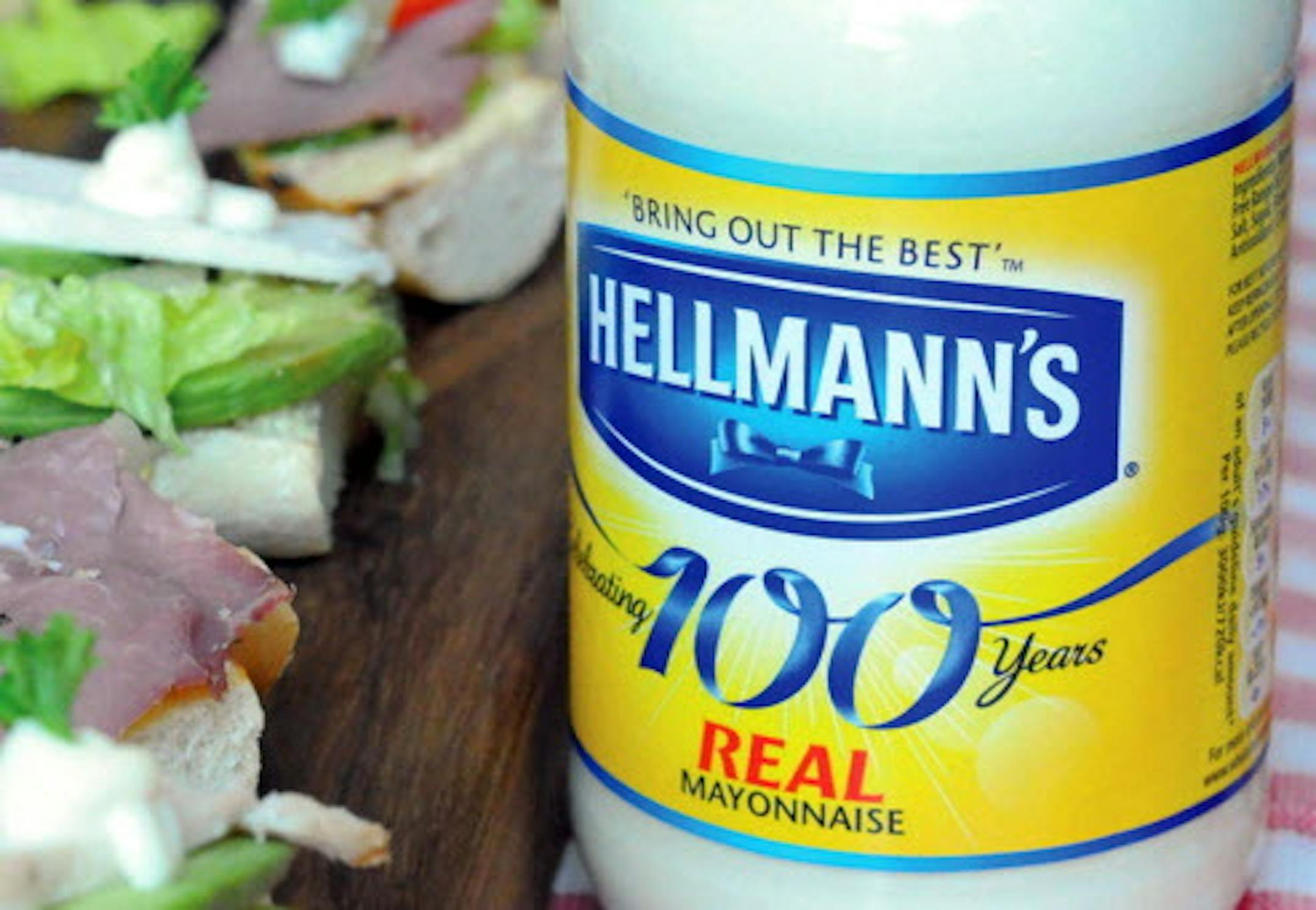 FILE - This undated file product image provided by Unilever shows Hellmann's real mayonnaise. Hellman's mayonnaise maker Unilever says that it has withdrawn its lawsuit against the maker of "Just Mayo." Unilever had filed suit against Hampton Creek earlier this year claiming false advertising for Just Mayo, an eggless product. (AP Photo/Unilever, File)