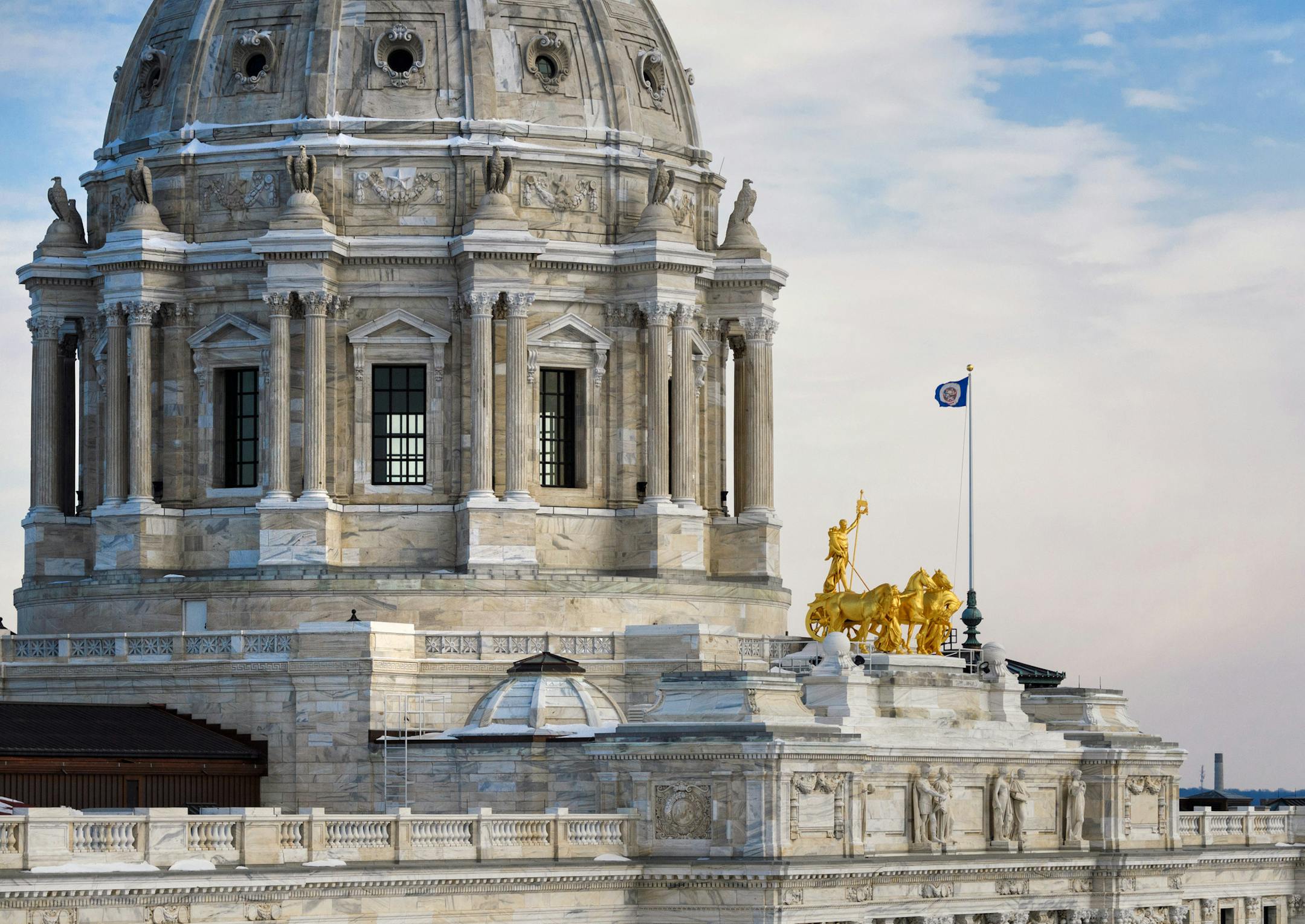 The Minnesota State Capitol. ] GLEN STUBBE ¥ glen.stubbe@startribune.com Tuesday, February 13, 2018 The 2018 legislative session will both shape and be shaped by the forthcoming campaign, and a number of candidates for numerous political offices will be in the statehouse mix.EDS, thes eare for pre session preview story on Feb 18 and any appropriate use after that.