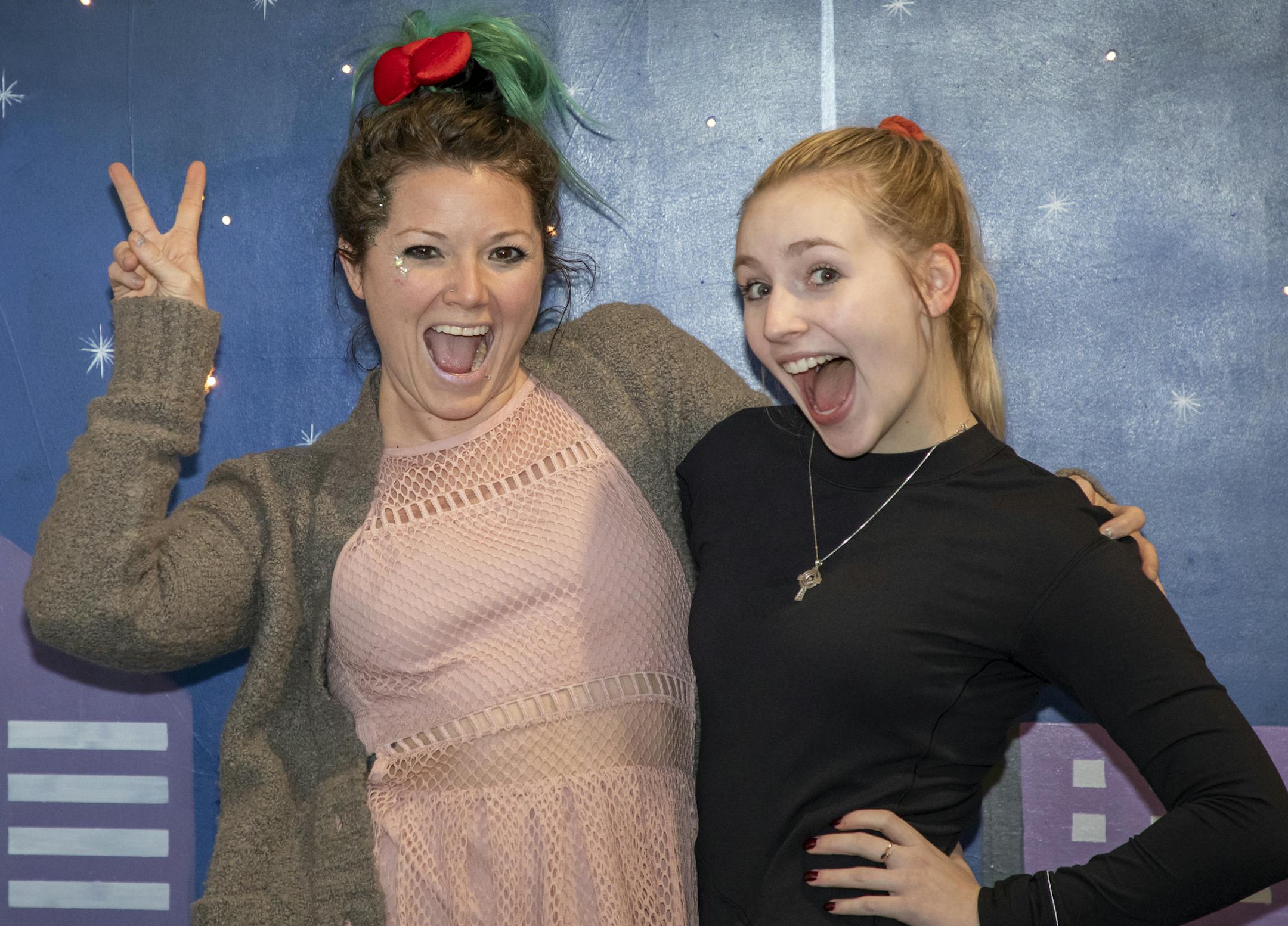 Laura Mahler and Clare Judge at the 2019 Stages Theatre Snow Ball [ Special to Star Tribune, photo by Matt Blewett, Matte B Photography, matt@mattebphoto.com, Stages Theatre, Snowball, Elf Jr., Hopkins, Minnesota, Dec. 7, 2019, 1010220592 FACE011220