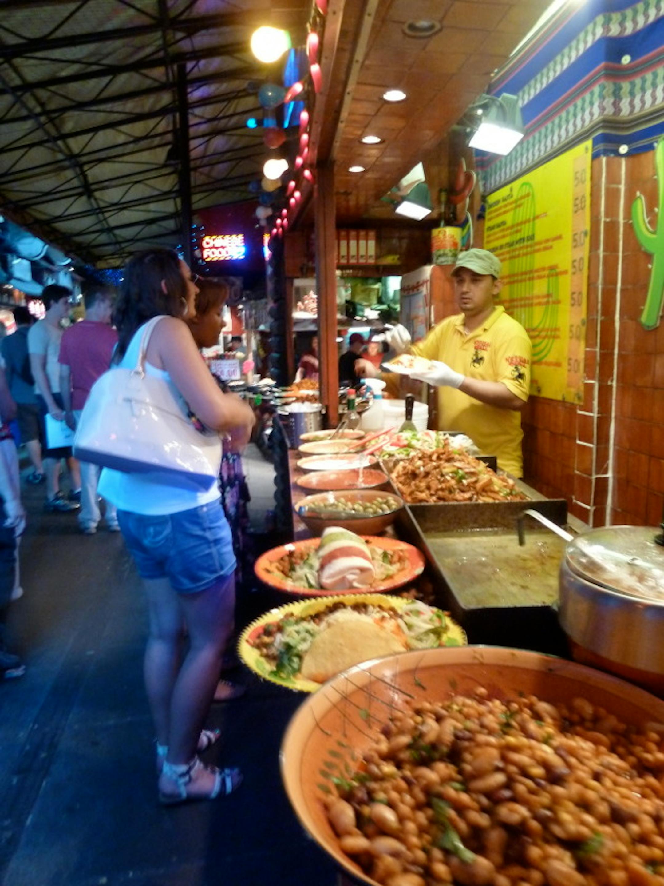 Street food at Camden Market