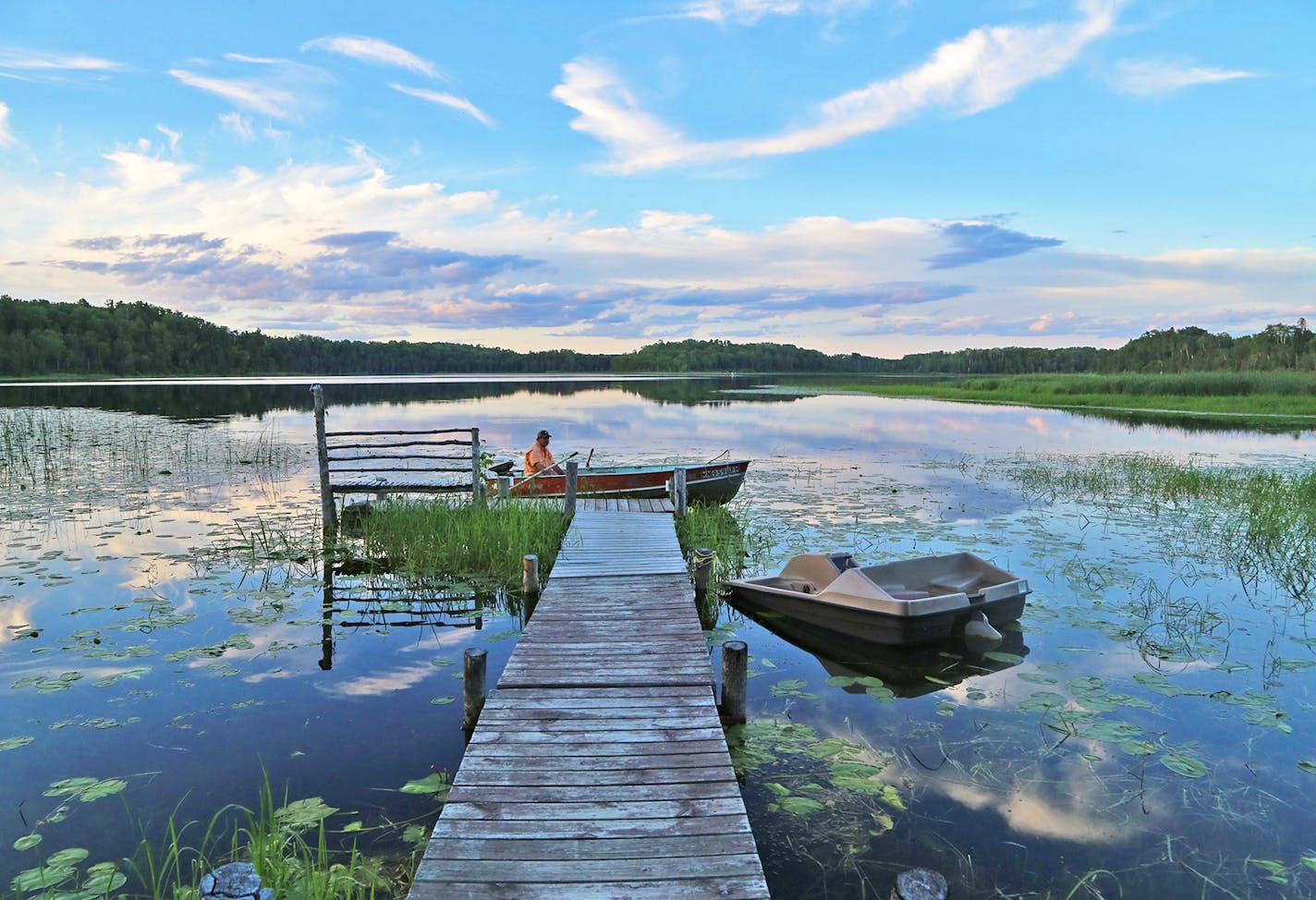 Scenes like this keep anglers fishing in mid-summer, a time when families in particular try their luck on Minnesota waters.