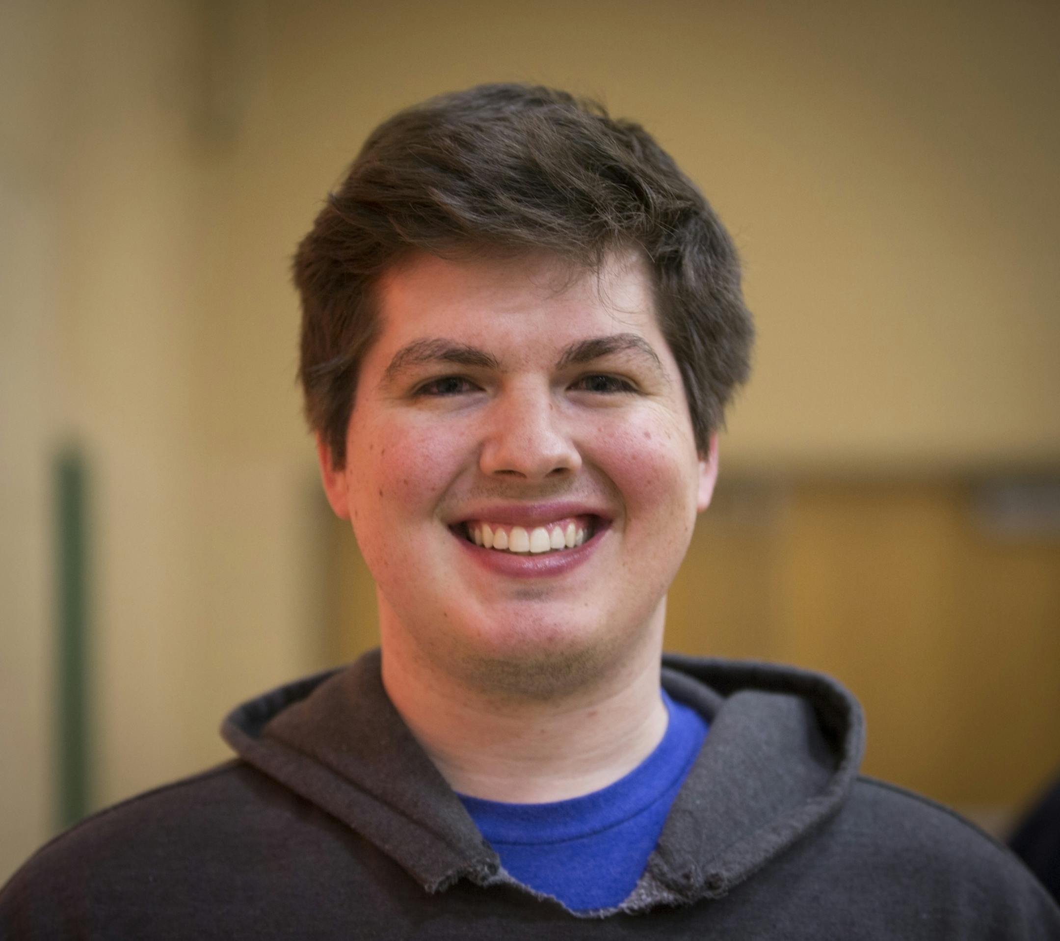 David Briggs, 24, caucused in Edina. "Personally, I came out tonight because our country is in a really delicate situation right now. We are really divided. I just think we need a leader to bring us together." He chose Rubio. His issues of importance were the economy and the prison system.