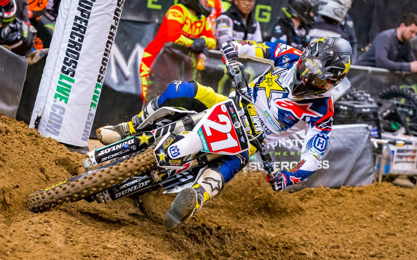 Monster Energy AMA Supercross rider Jason Anderson. Feld Entertainment