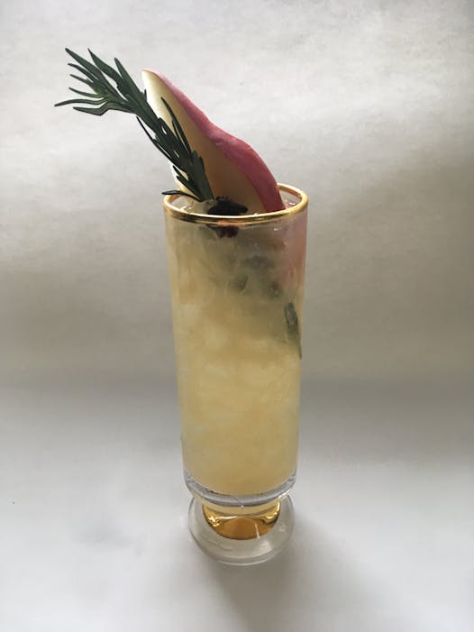 Spiced Pear Collins.