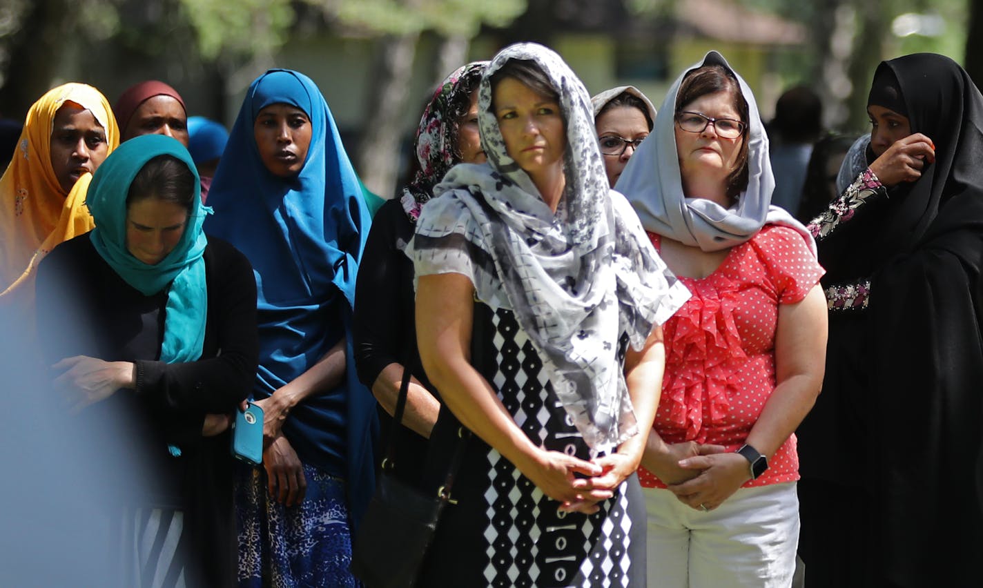 Teachers and friends from the non-Somali community came to show their respect.[In Willmar where Ahmed Ashi, 11 who drowned along with childhood friend Idris Hussein,11, the community came together to lay the boys to rest.Richard Tsong-Taatarii/rtsong-taatarii@startribune.com