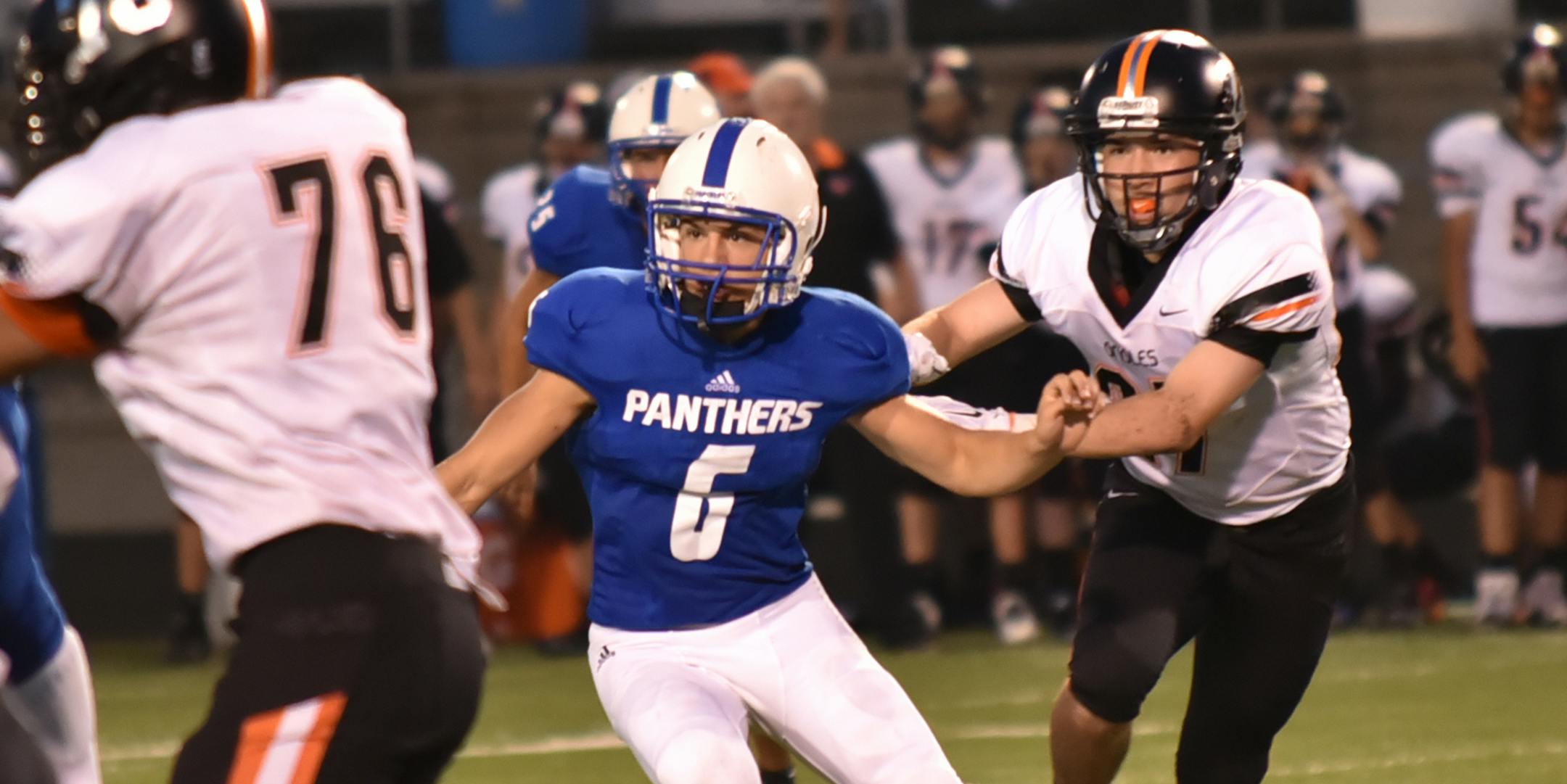 Danny Chlebeck, No. 6, Spring Lake Park 9/3/2015 Photos by Kelly McGinley