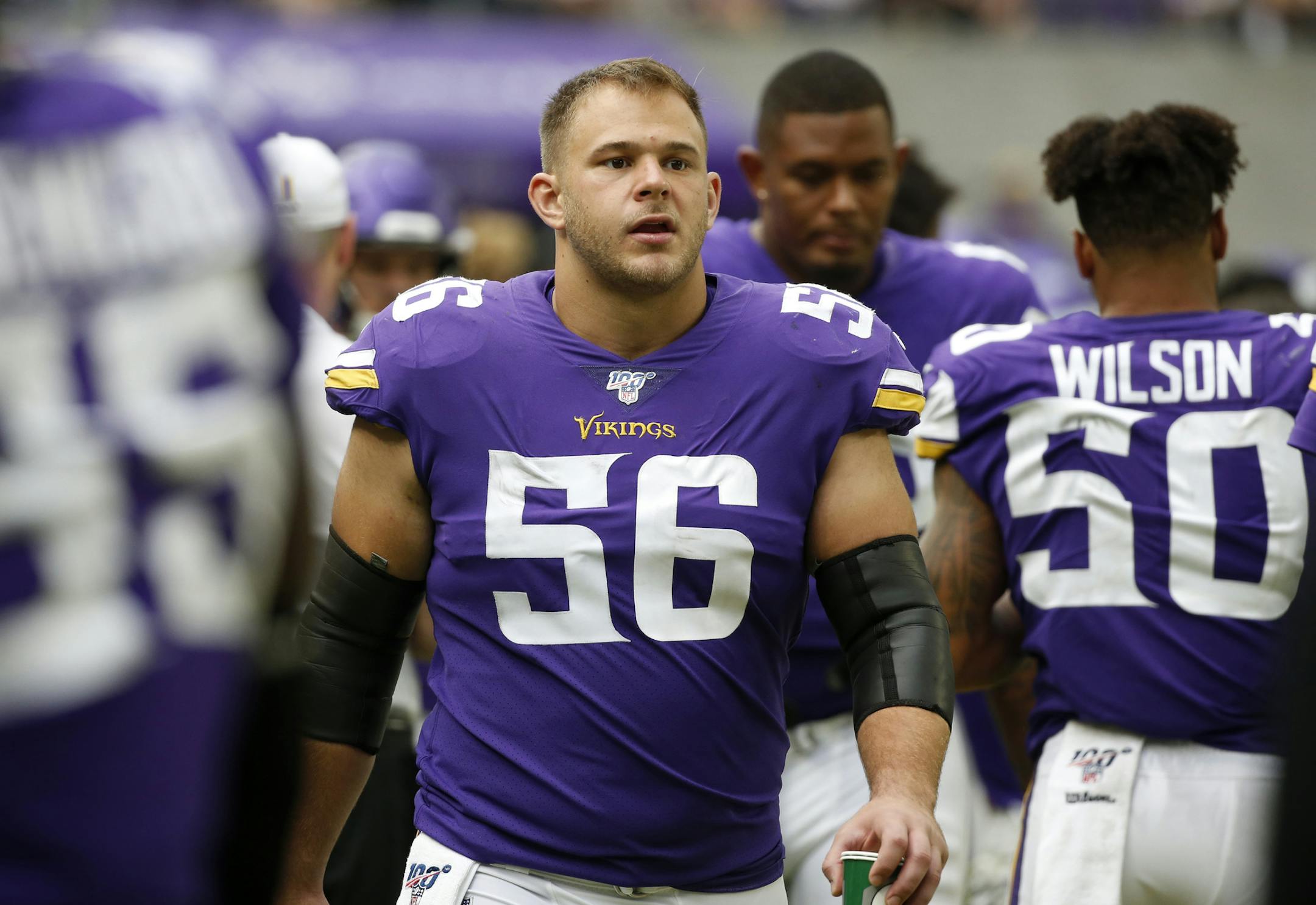 Vikings center Garrett Bradbury.