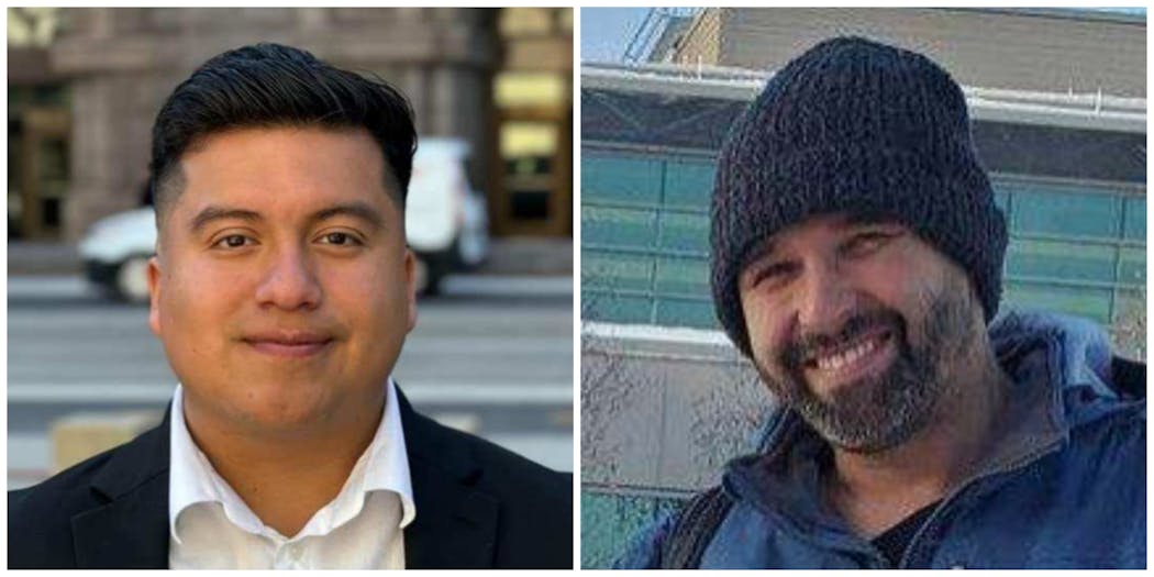 Minneapolis City Council Ninth Ward candidates Jason Chavez and Dan Orban