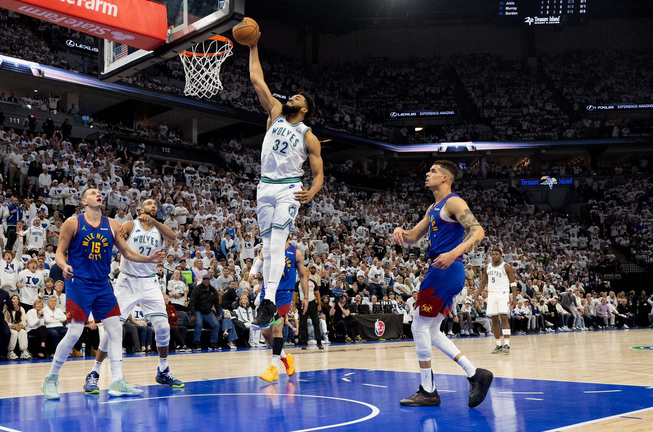 Timberwolves beat Nuggets by 45 points, set up Game 7 on Sunday