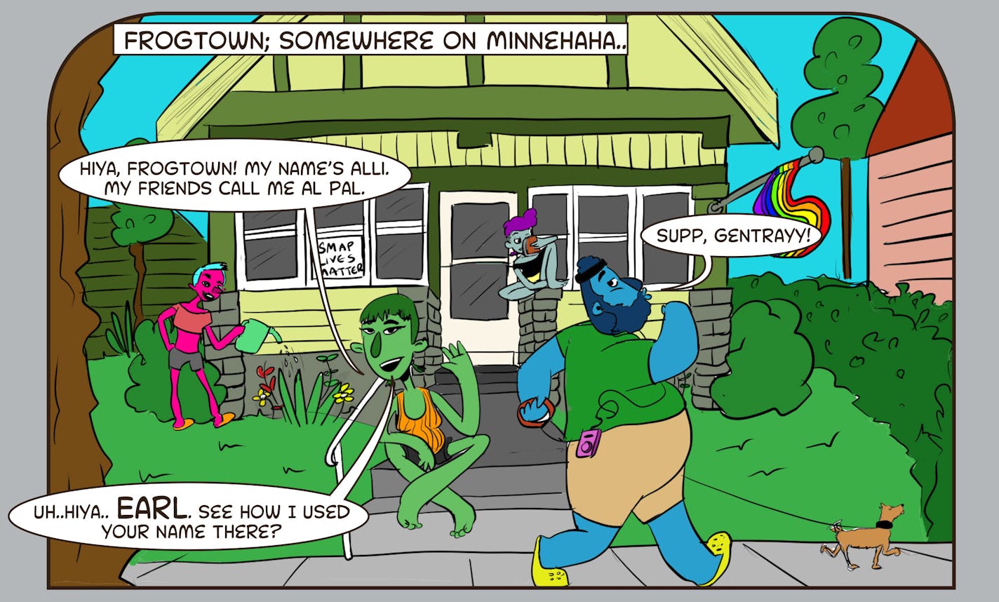 St. Paul's Frogtown neighborhood invited a local artist to turn its Small Area Plan into a graphic novel.