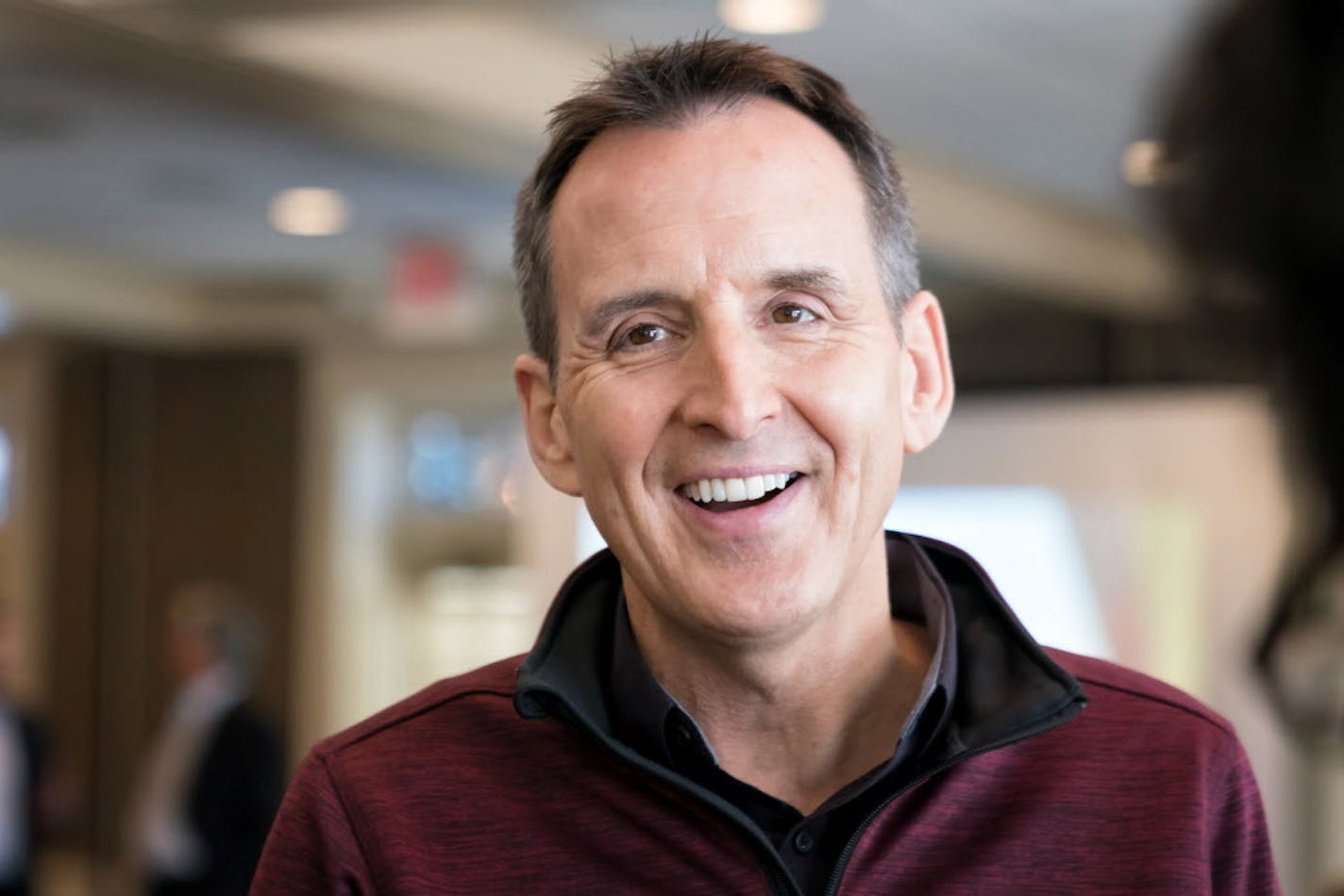 Former Gov. Tim Pawlenty spoke in March at the Edina Country Club on the Future of Work at a joint meeting of the Chambers of Commerce for Bloomington, Eden Prairie, Edina and Richfield.