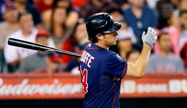 Trevor Plouffe stunned the Angels with a three-run double off Jered Weaver on Saturday night.