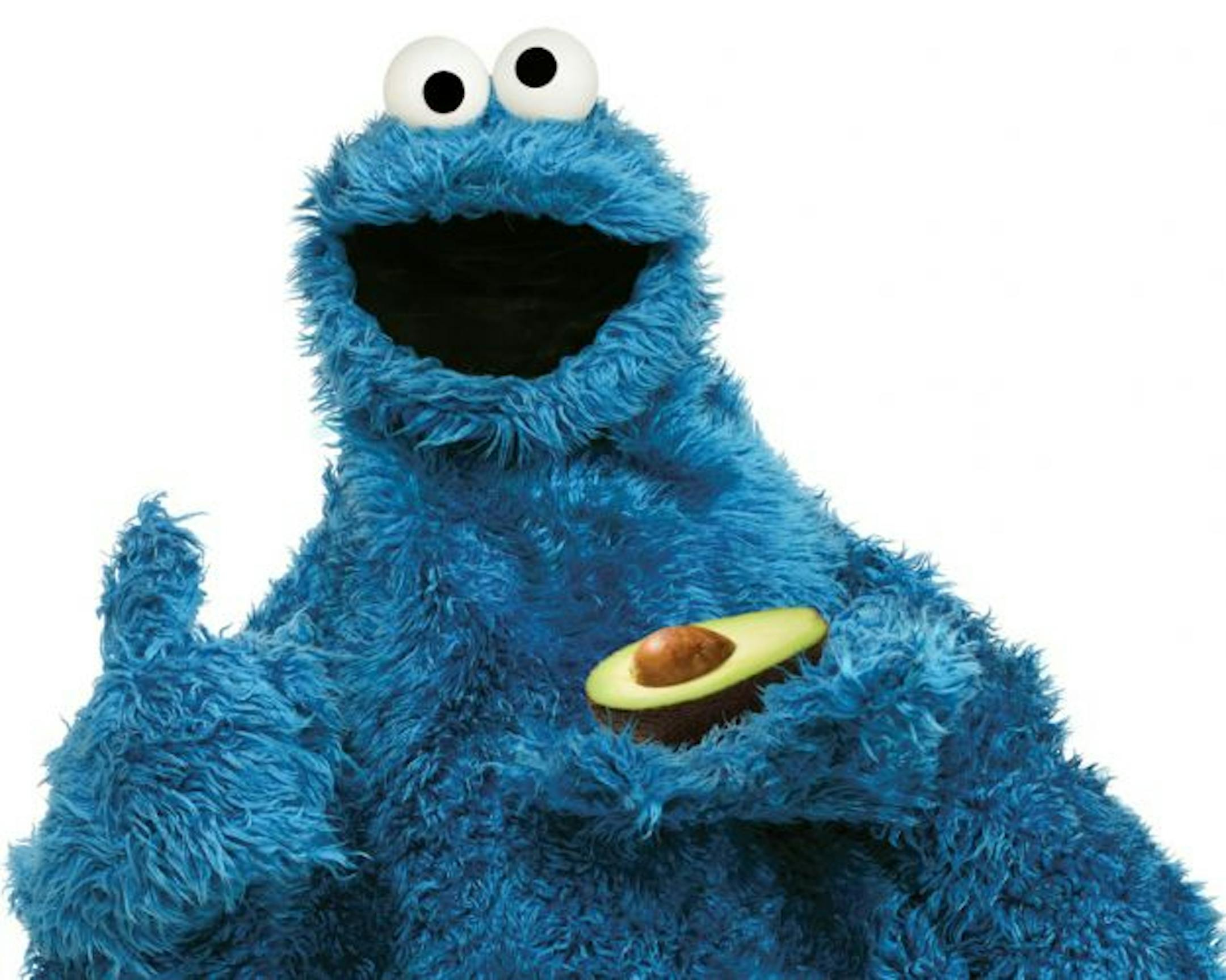 The new and dietary improved Cookie Monster