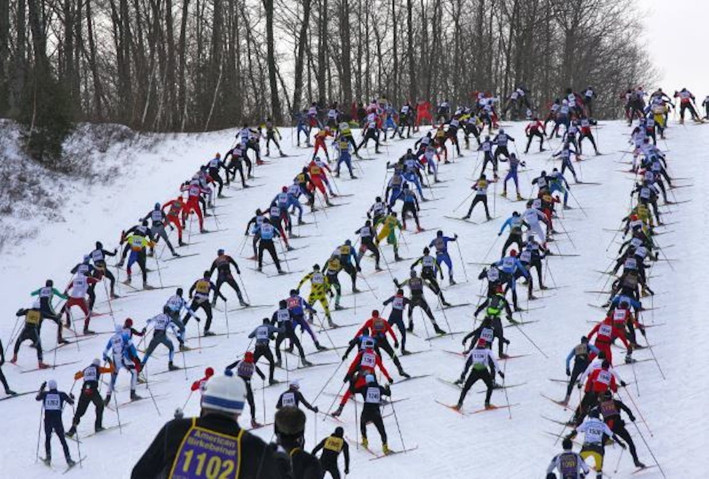 In better times: The American Birkebeiner draws thousands of skiers to Hayward, Wis.