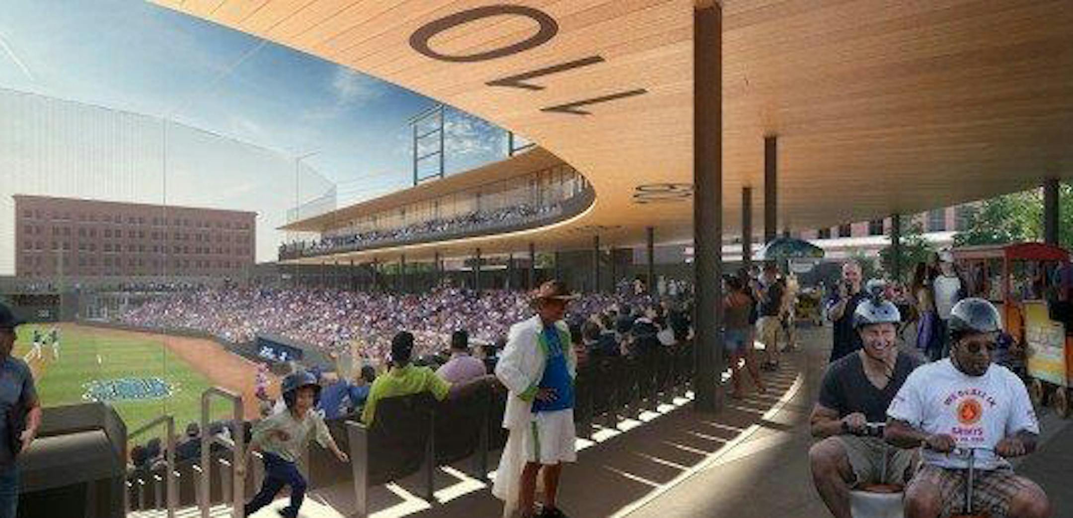 concourse St. Paul ballpark