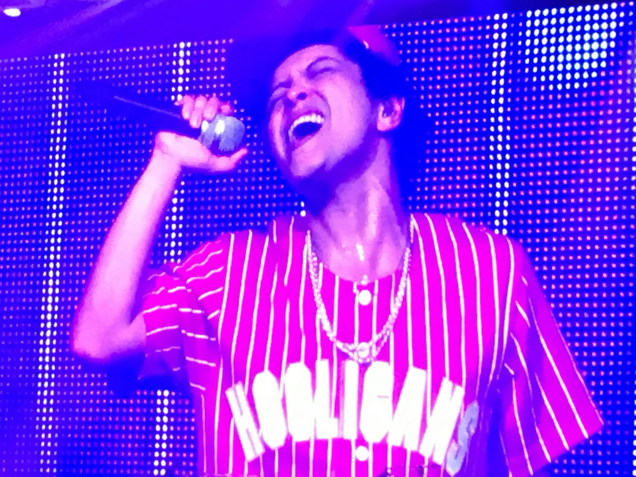 Bruno Mars played at Xcel Energy Center in St. Paul on Saturday night.