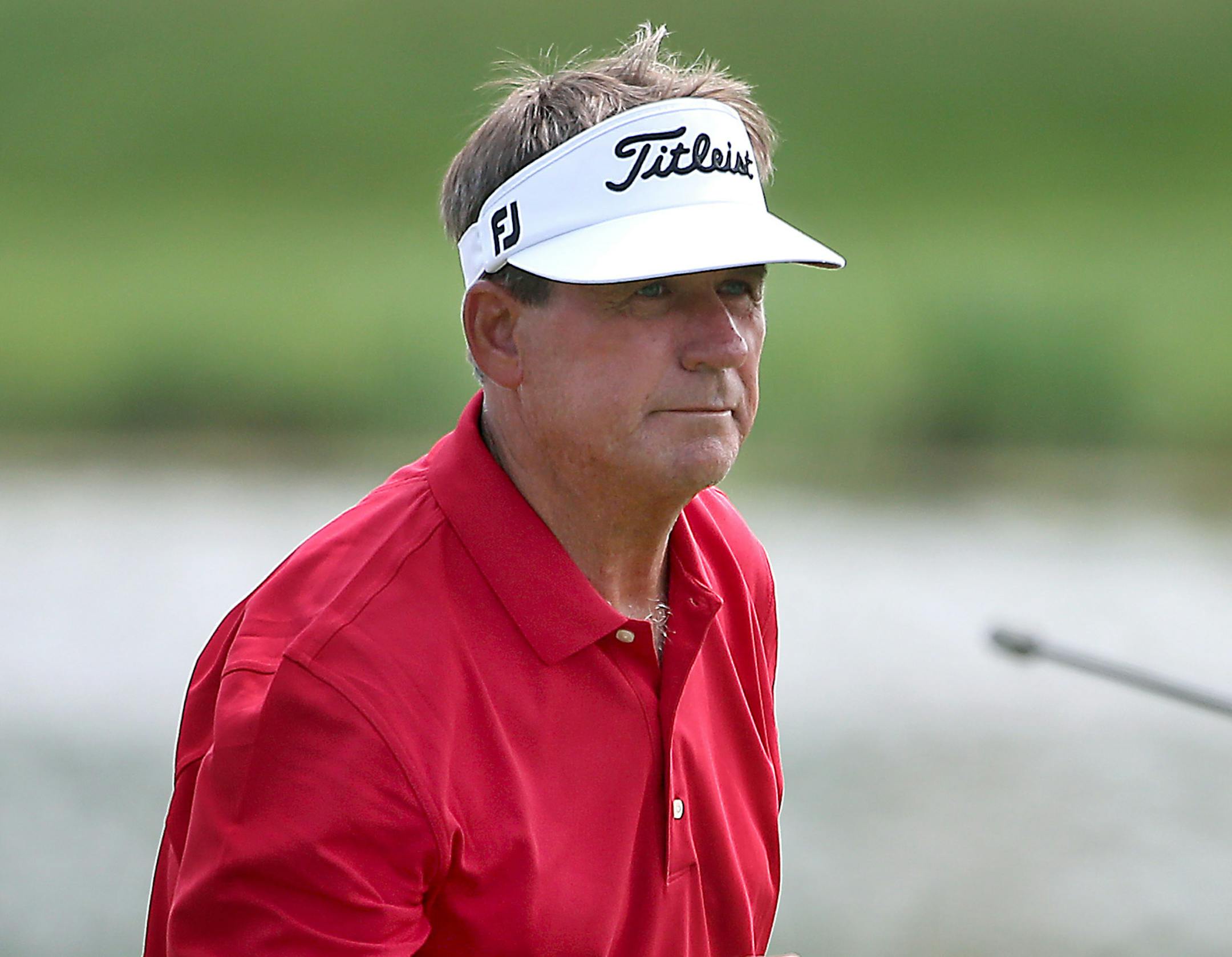 Joel Edwards finished with a score of 68 during the first round of the 3M Championship Friday, August 1, 2014 in Blaine, MN. ] (ELIZABETH FLORES/STAR TRIBUNE) ELIZABETH FLORES • eflores@startribune.com