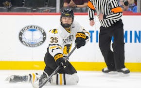 Kyler Lien and second-seeded Warroad face third-seeded St. Cloud Cathedral in the Friday's first Class 1A quarterfinal at Xcel Energy Arena.