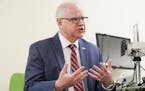 Gov. Tim Walz said his smaller, supplemental budget proposal is focused on safety, children and water.