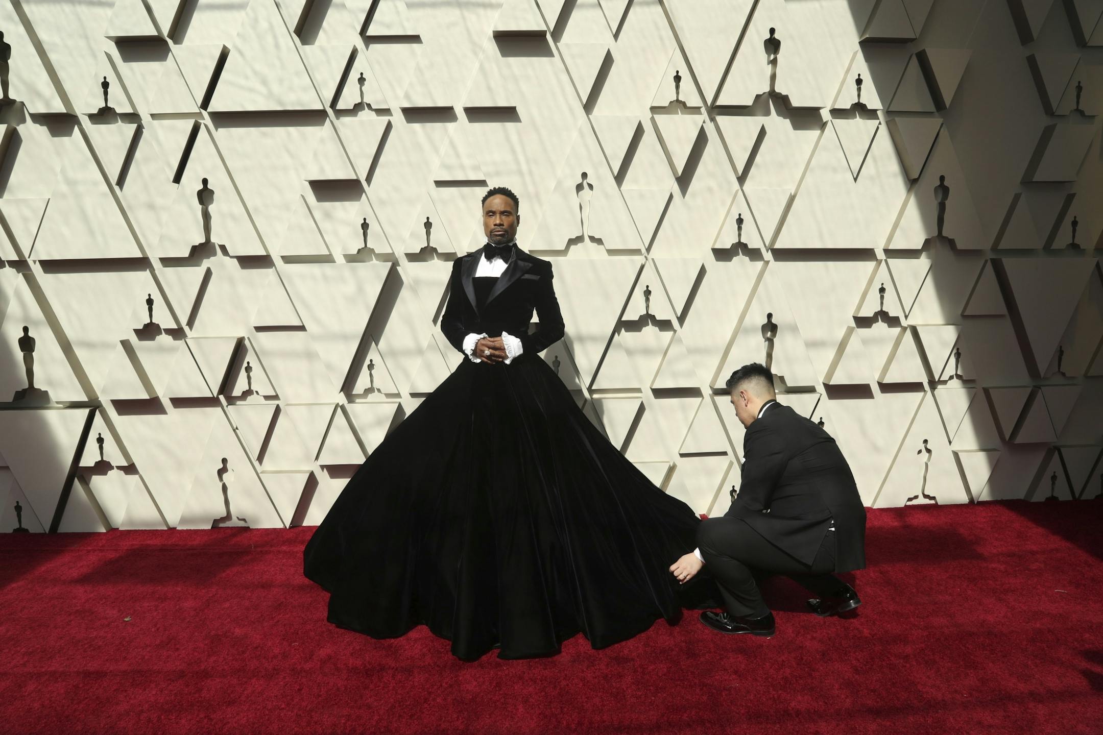 Billy Porter arrives before the 91st Academy Awards in Los Angeles, Feb. 24, 2019.