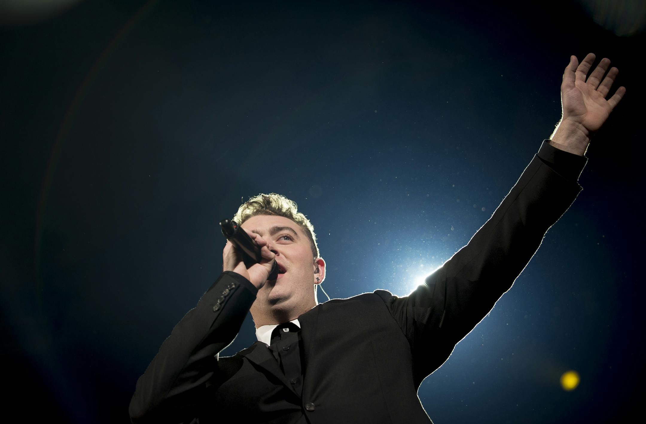 Sam Smith, the 22-year-old rising star from England, performed Saturday night at the Roy Wilkins Auditorium.