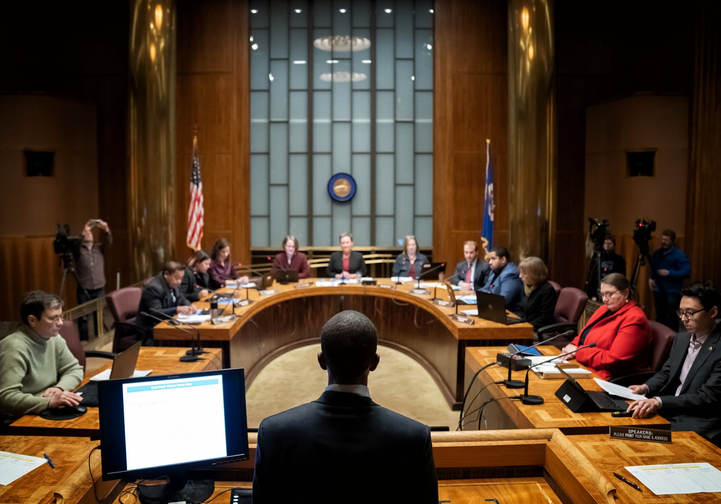 St Paul Mayor Melvin Carter presented a $1.5 million supplemental public safety budget proposal to the City Council in November.