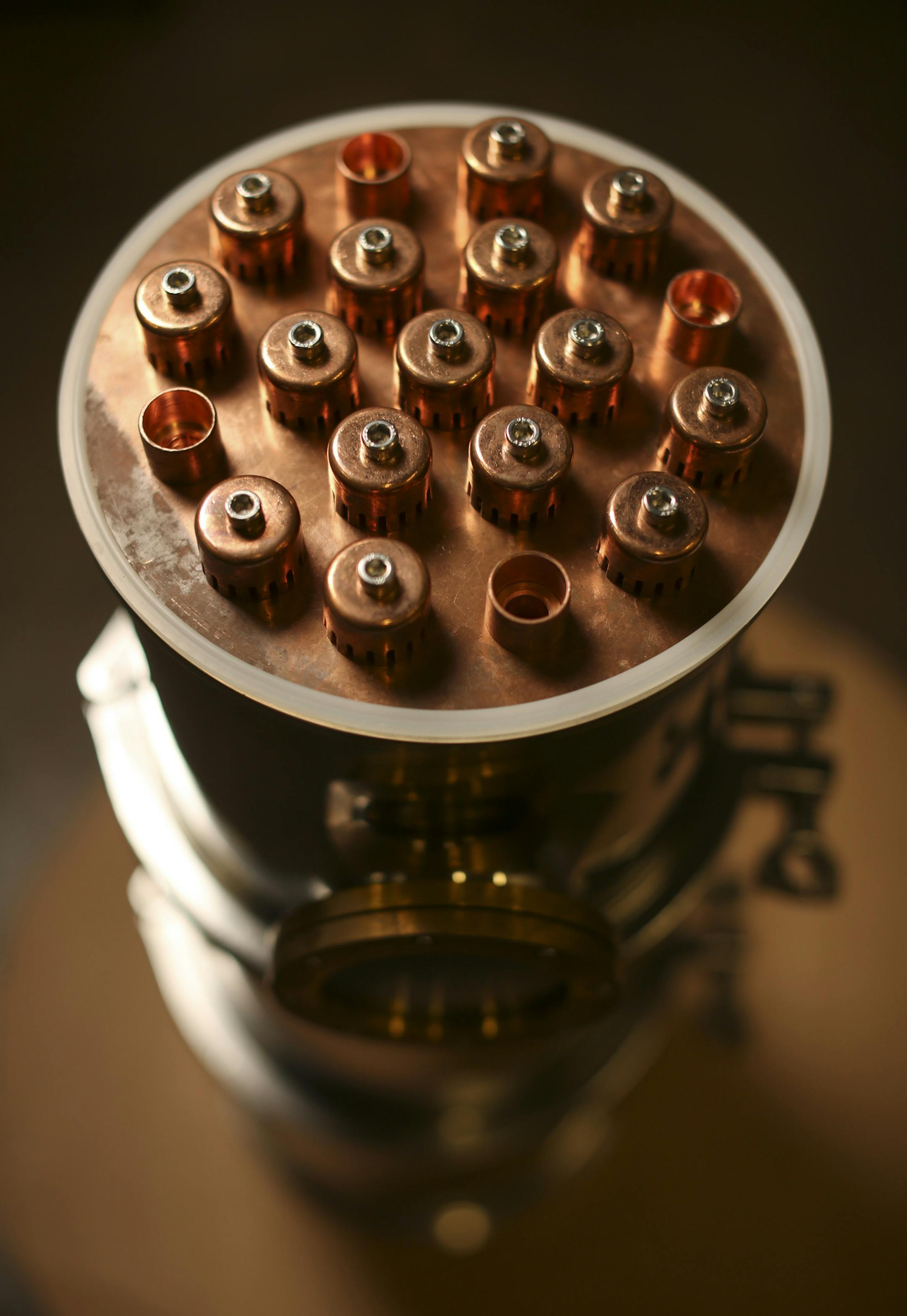 Bartley Blume's Bent Brewstillery is joining the surge of craft breweries in the Twin Cities. His brand will have something the others don't: a still for making small batches of distilled spirits. Like whiskey. For now, he's contracting with Pour Decisions in Roseville to brew his beer. By fall he hopes to have his still up and running under their roof. An interior component that is part of the Mega Still Bartley Blume will be assembling when his distilled spirits operation gets off the ground.