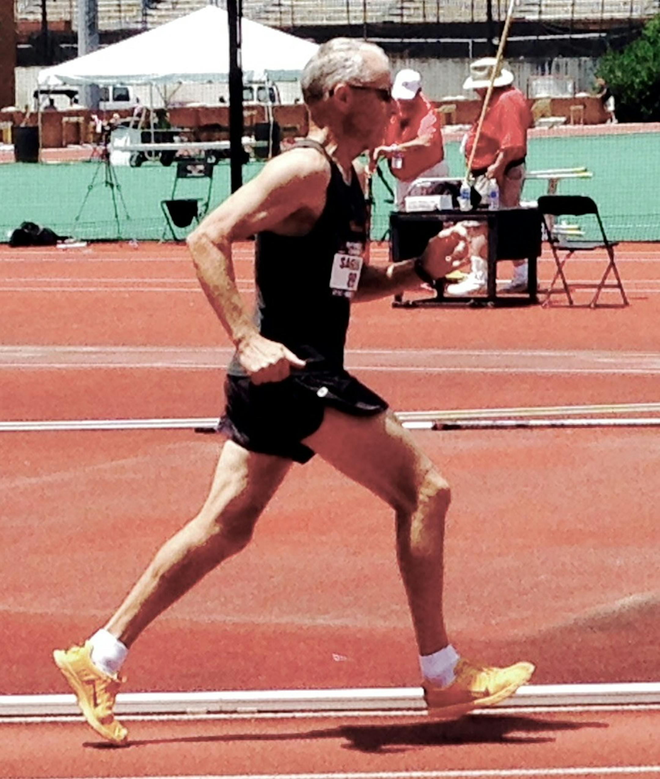 Sherwood Sagedahl ran the 1500 meter race at the championship meet in North Carolina last July. Provided photo