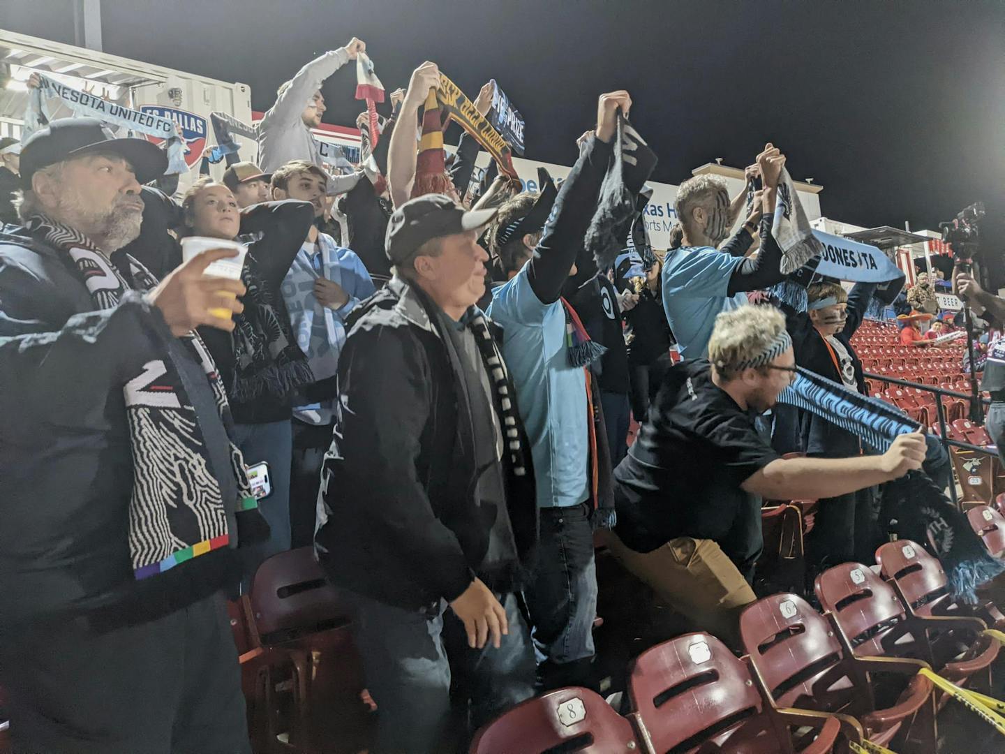 18 hours for 138 Minnesota United supporters take to the air to