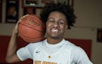 Nasir Whitlock of DeLaSalle is Player of the Year as part of the All-Metro boys basketball team in St. Louis Park, Minn., on {wdat). This is for the b