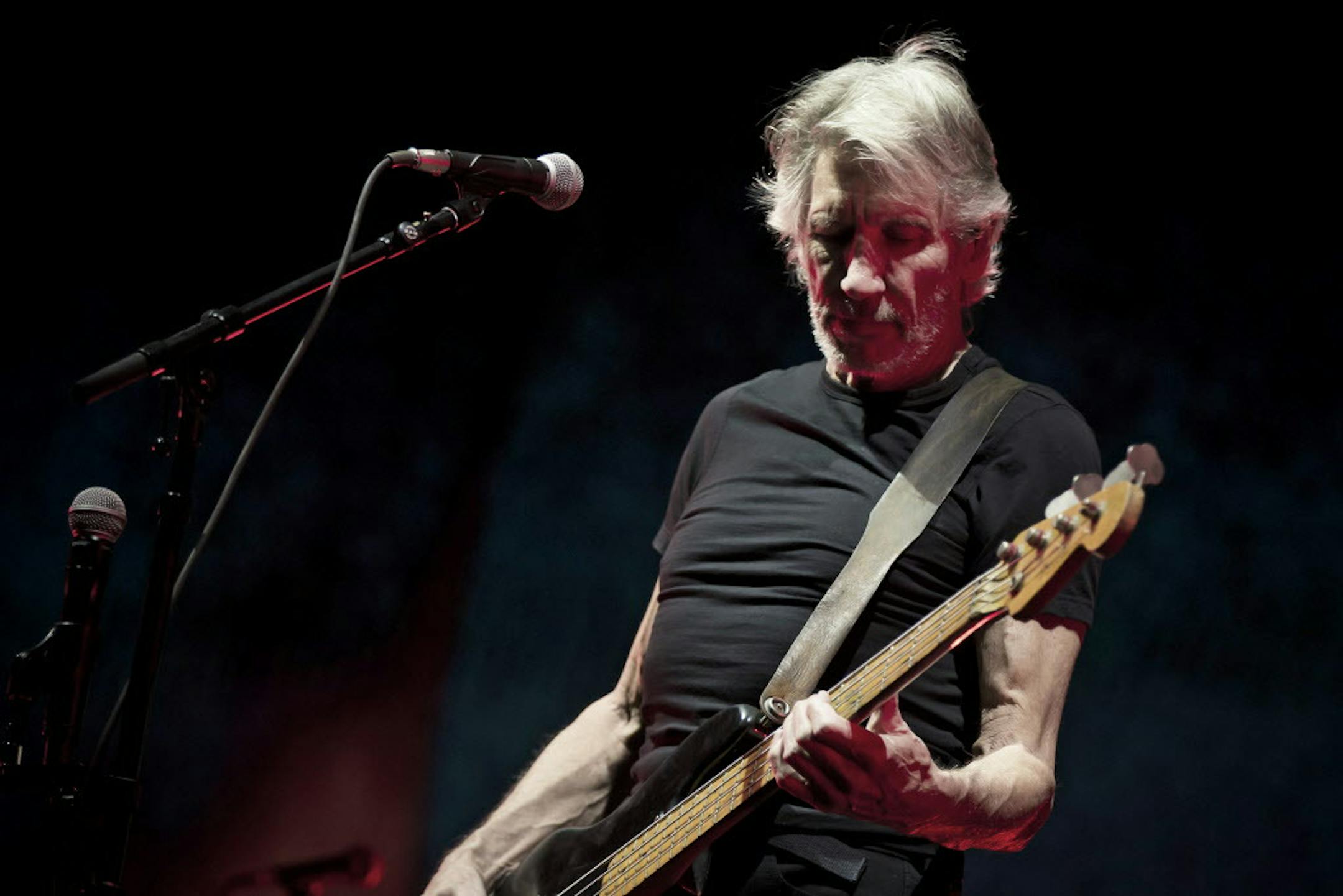 Roger Waters, famously of Pink Floyd, at Desert Trip, a rock music festival over two weekends at the Coachella site in Indio, Calif., Oct. 9, 2016.