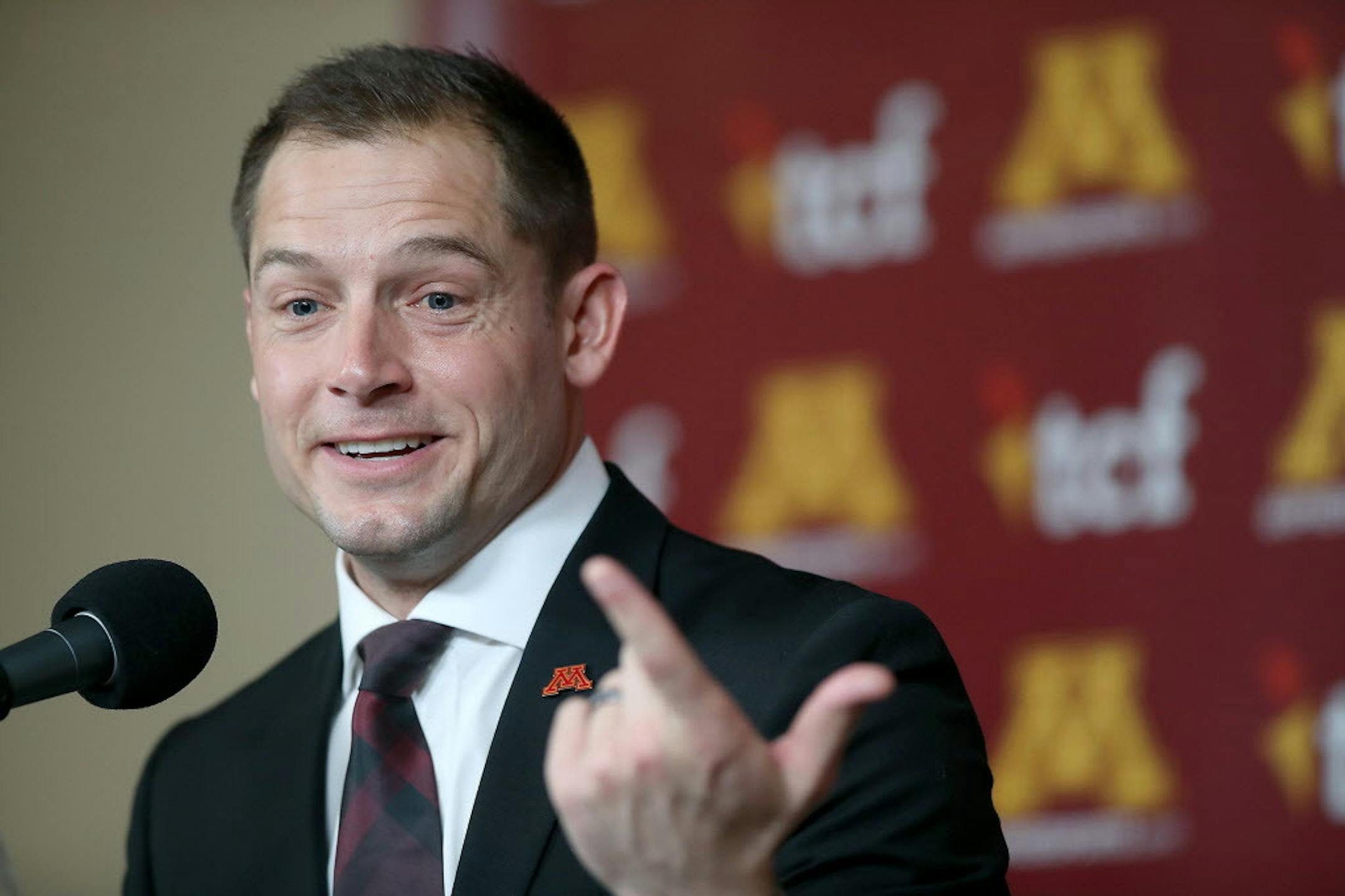 Gophers football coach P.J. Fleck