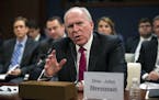 FILE -- Former CIA Director John Brennan testifies at a House Intelligence Committee hearing in Washington on May 23, 2017. President Donald Trump on 