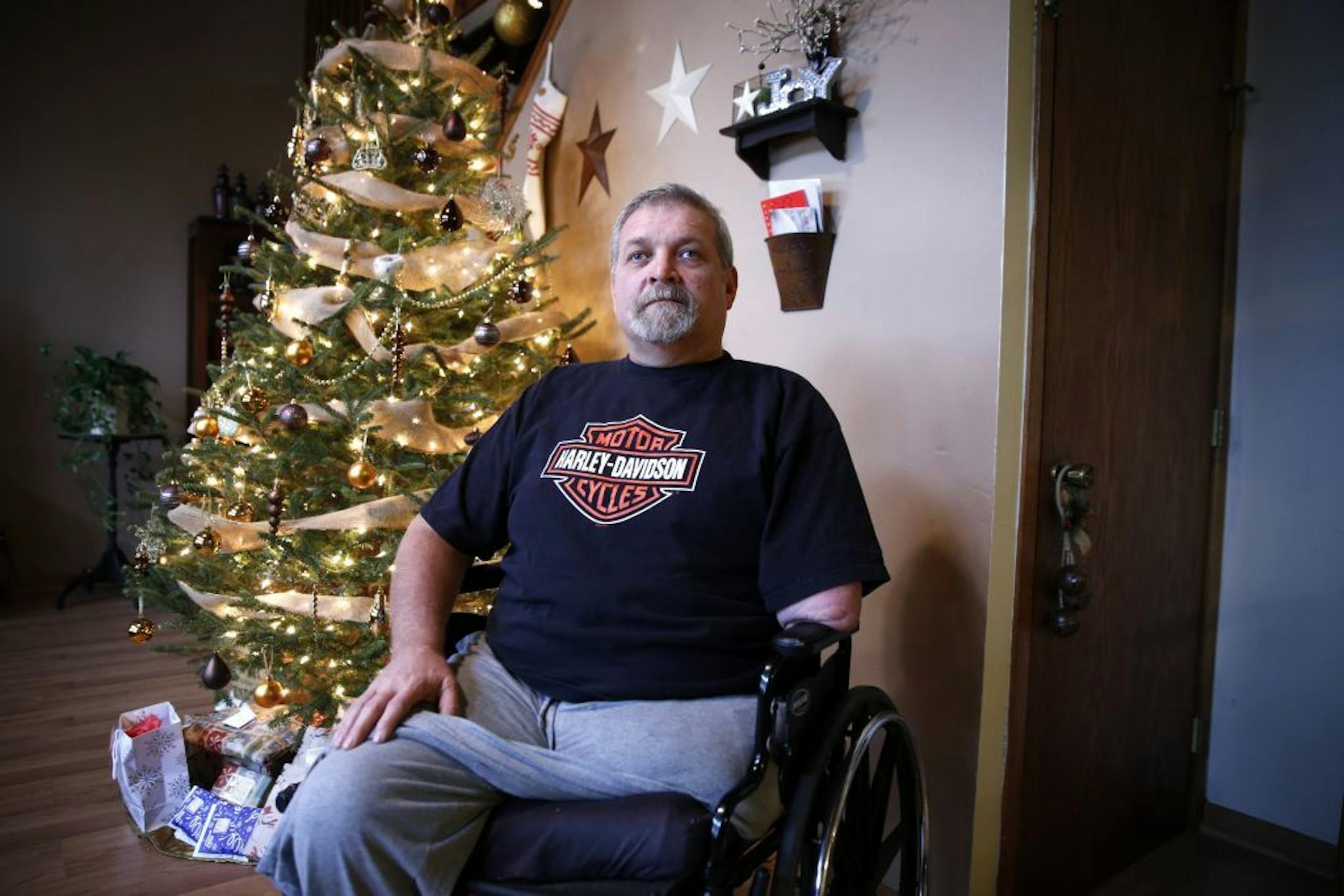 Greg Torell of Cambridge, Minn. lost his eyesight and his left arm and leg after an accident with a drunk driver in 2007. Torell is now an advocate for safe and sober driving.
