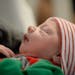 Poppy Lindeman, the baby delivered on the side of a road by her father Taylor in Chisago City on Monday.