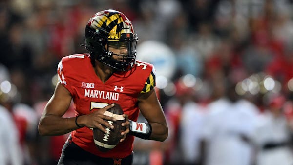 Quarterback Taulia Tagovailoa has Maryland off to a 3-0 start, but next comes a trip to the Big House on Saturday.