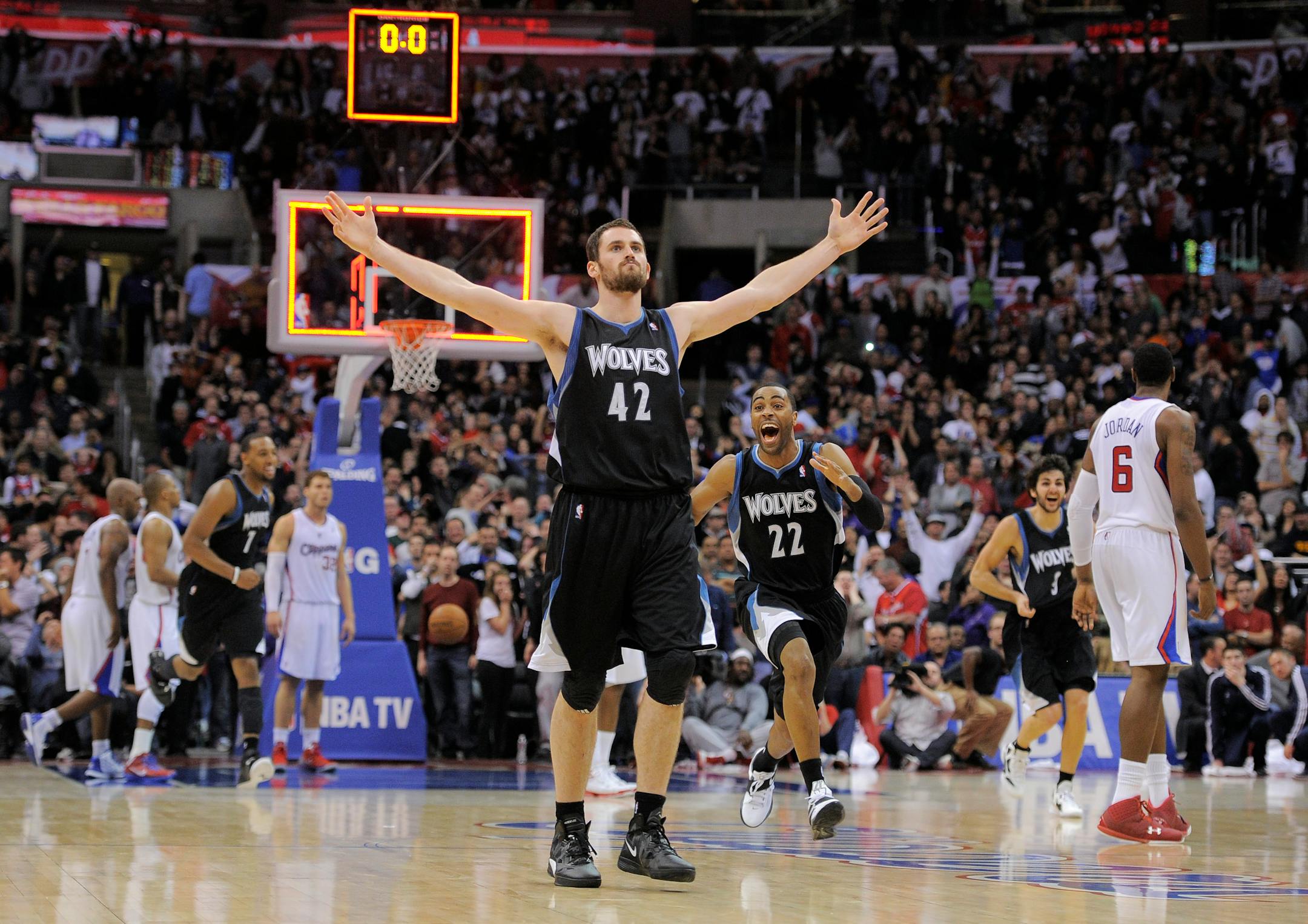 Was it advisable to not give Kevin Love (42) a five-year deal? Perhaps, if the Wolves use the savings to build talent around him.