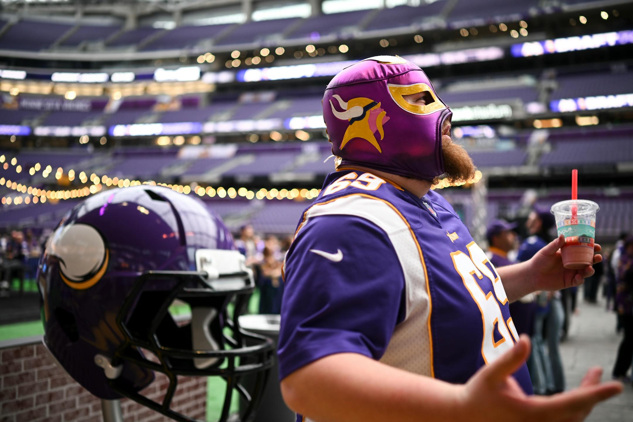 "Of course they did," said Adam Lucast, of Lakeville, after the Houston Texans drafted Ohio State quarterback C.J. Stroud during the Vikings NFL Draft Party.