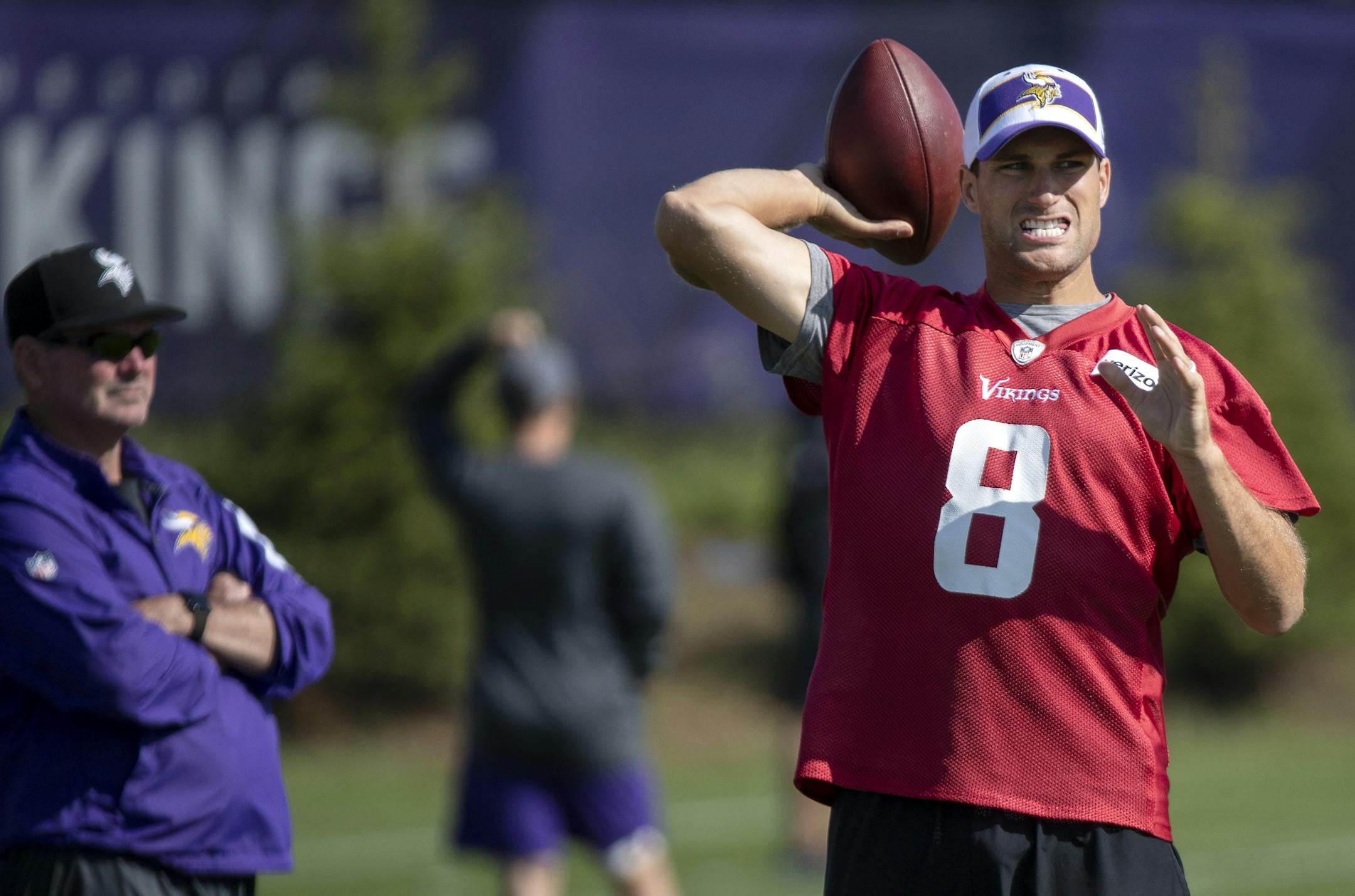 Minnesota Vikings quarterback Kirk Cousins.