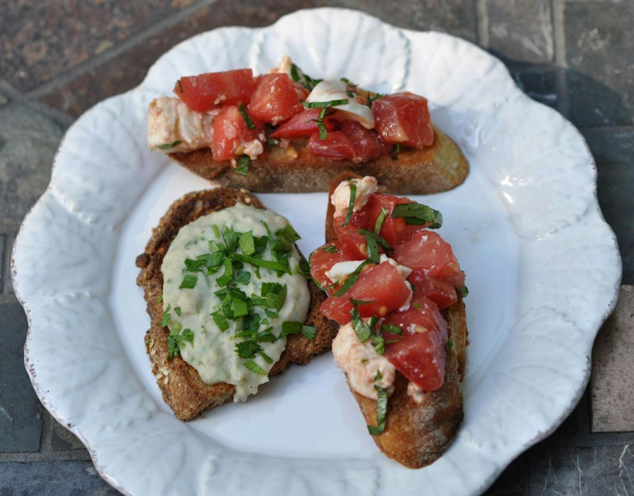 Bruschetta comes in a variety of forms.