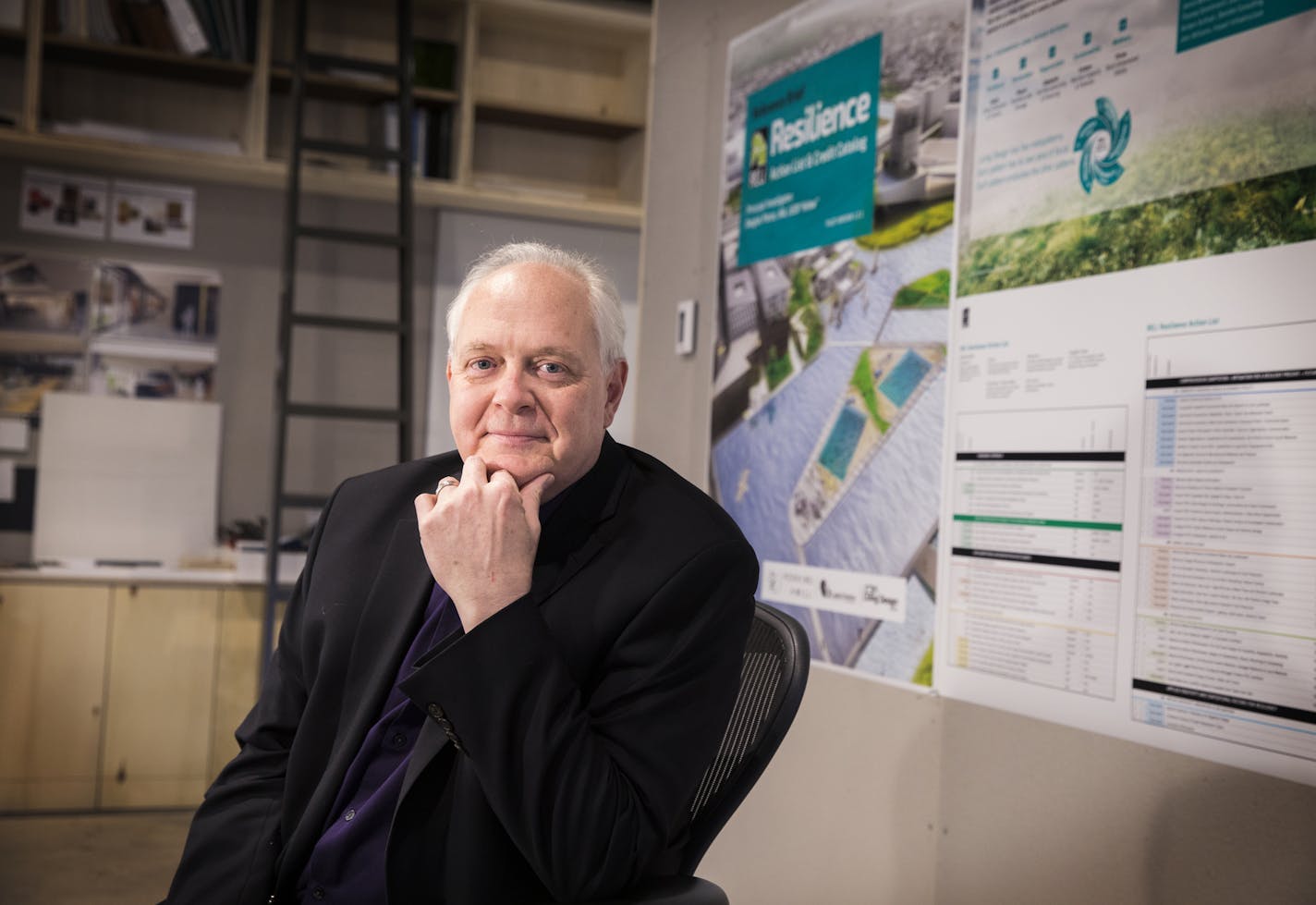 Perkins + Will senior project architect Doug Pierce. ] LEILA NAVIDI &#xef; leila.navidi@startribune.com BACKGROUND INFORMATION: Perkins + Will senior project architect Doug Pierce poses at their Minneapolis office on Wednesday, November 15, 2017.