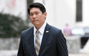 FILE - U.S. Attorney Robert Hur arrives at U.S. District Court in Baltimore, on Nov. 21, 2019. The special counsel who impugned the president's age an