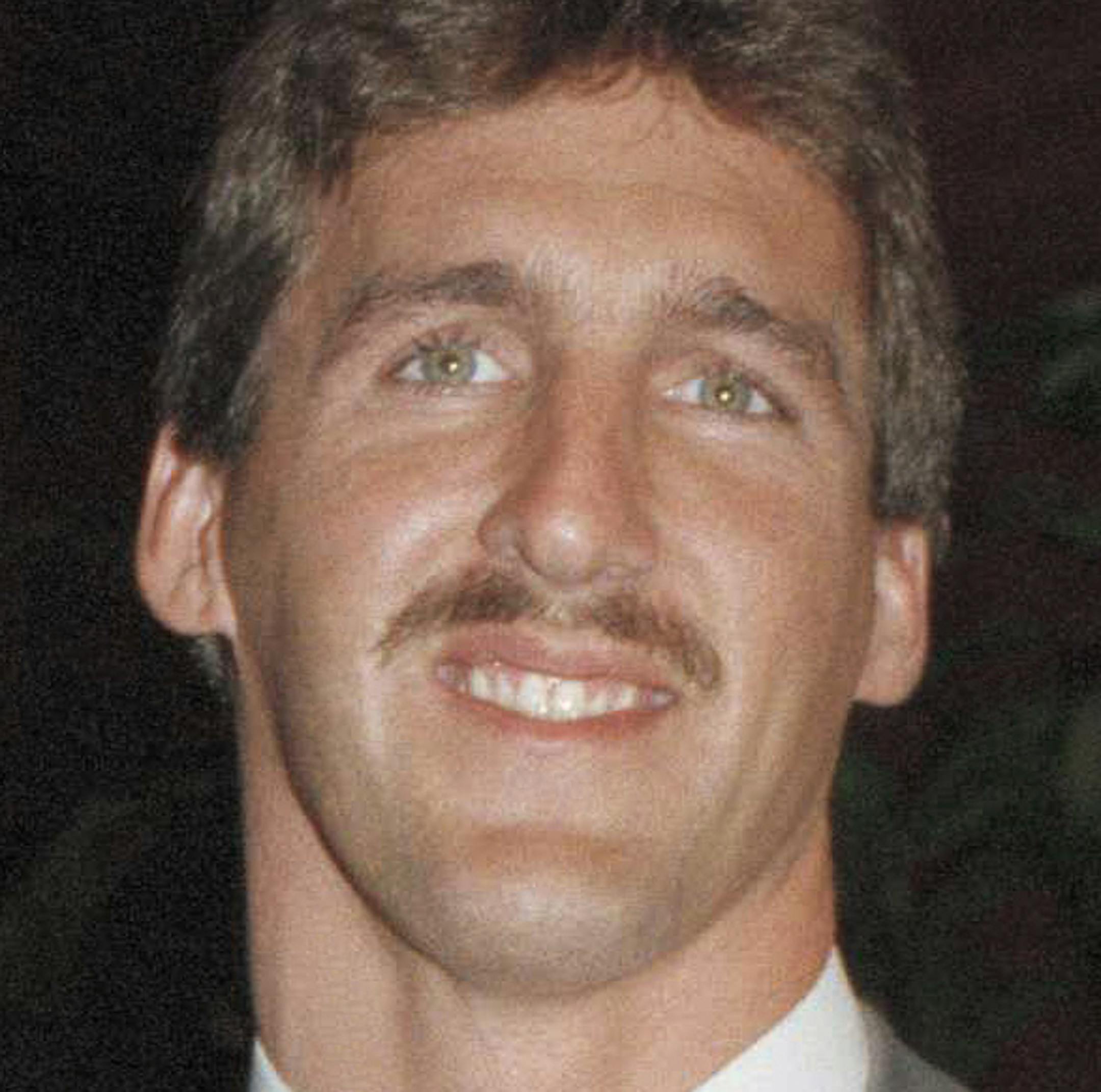 Gen. H. Norman Schwarzkopf, left, and Jeff Hostetler, quarterback of the champion New York Giants of this year?s Super Bowl, are honored as ?Fathers of the Year? in New York, Thursday, May 16, 1991. Schwarzkopf, Commander in Chief of the U.S. Central Command during the Gulf War, is the father of three children and Hostetler of two. Seven other men were honored by the National Father?s Day Committee. (AP Photo/Marty Lederhandler) ORG XMIT: APHS276144