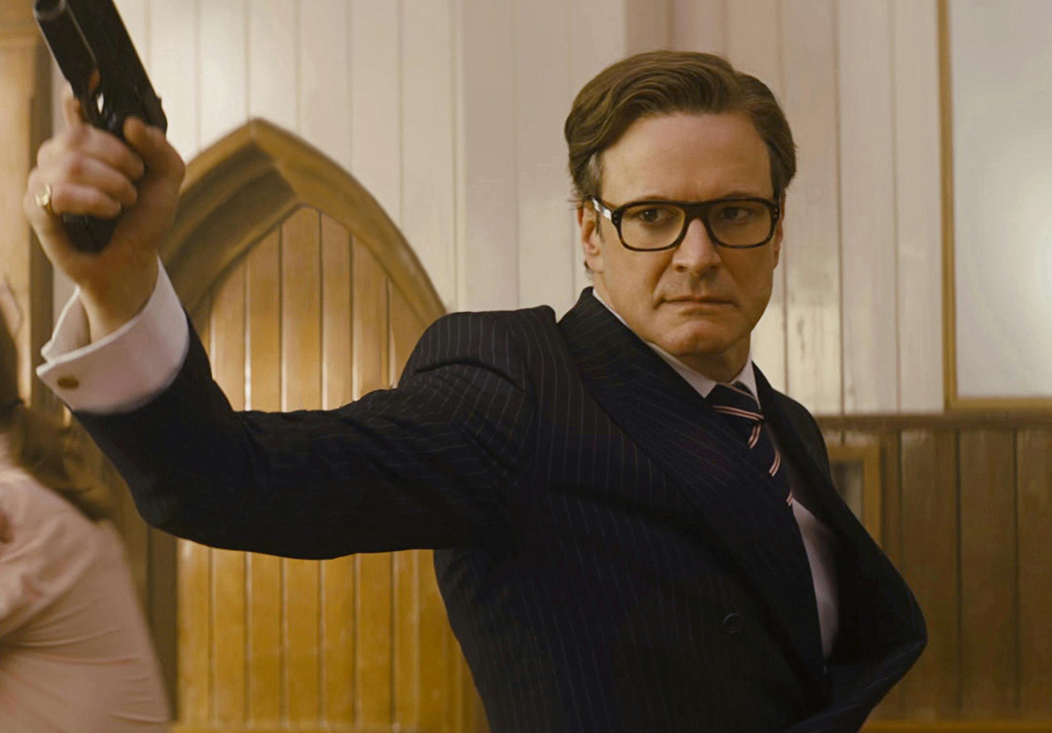 KSS-012 - Colin Firth stars as Harry, an impeccably suave spy, in KINGSMAN THE SECRET SERVICE.