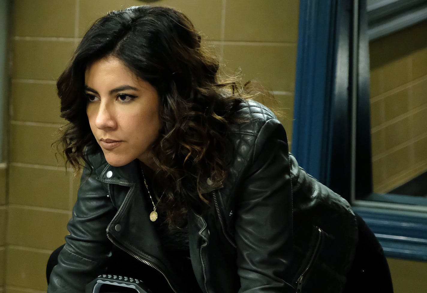 BROOKLYN NINE-NINE -- "Gintars" Episode 611 -- Pictured: Stephanie Beatriz as Rosa Diaz -- (Photo by: John P. Fleenor/NBC) ORG XMIT: Season:6