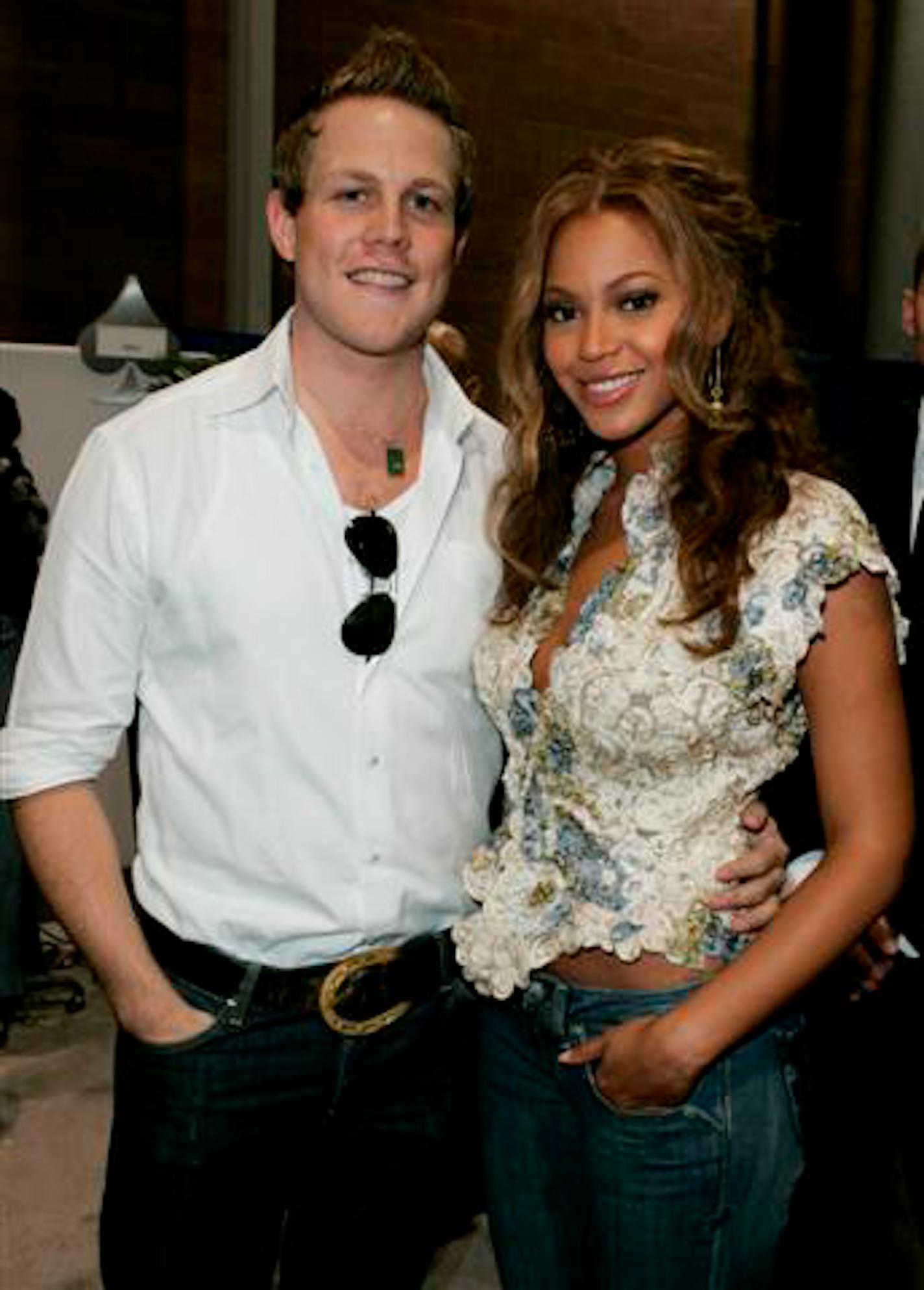 Designer Scott Nylund and Beyoncé