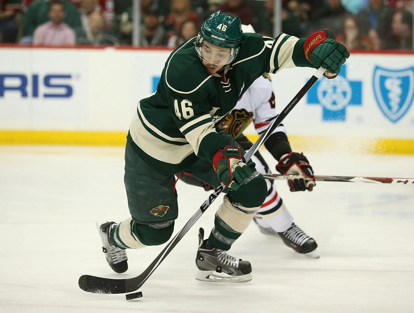 Minnesota Wild defenseman Jared Spurgeon (46)