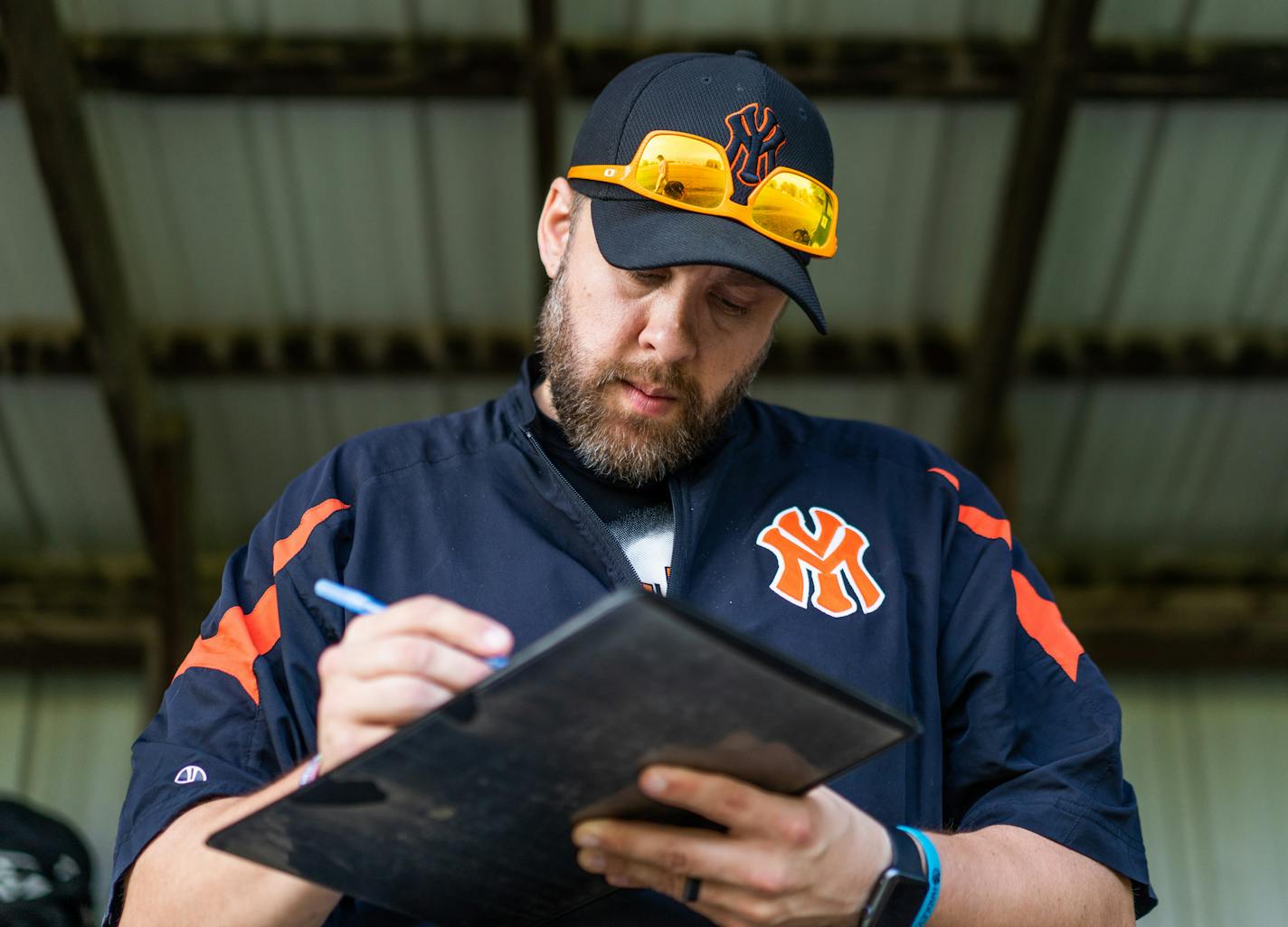 Ryan Rohlik is the coach of the Milroy Yankees. Rohlik had been part of the team, including his time as a player, for 21 years.