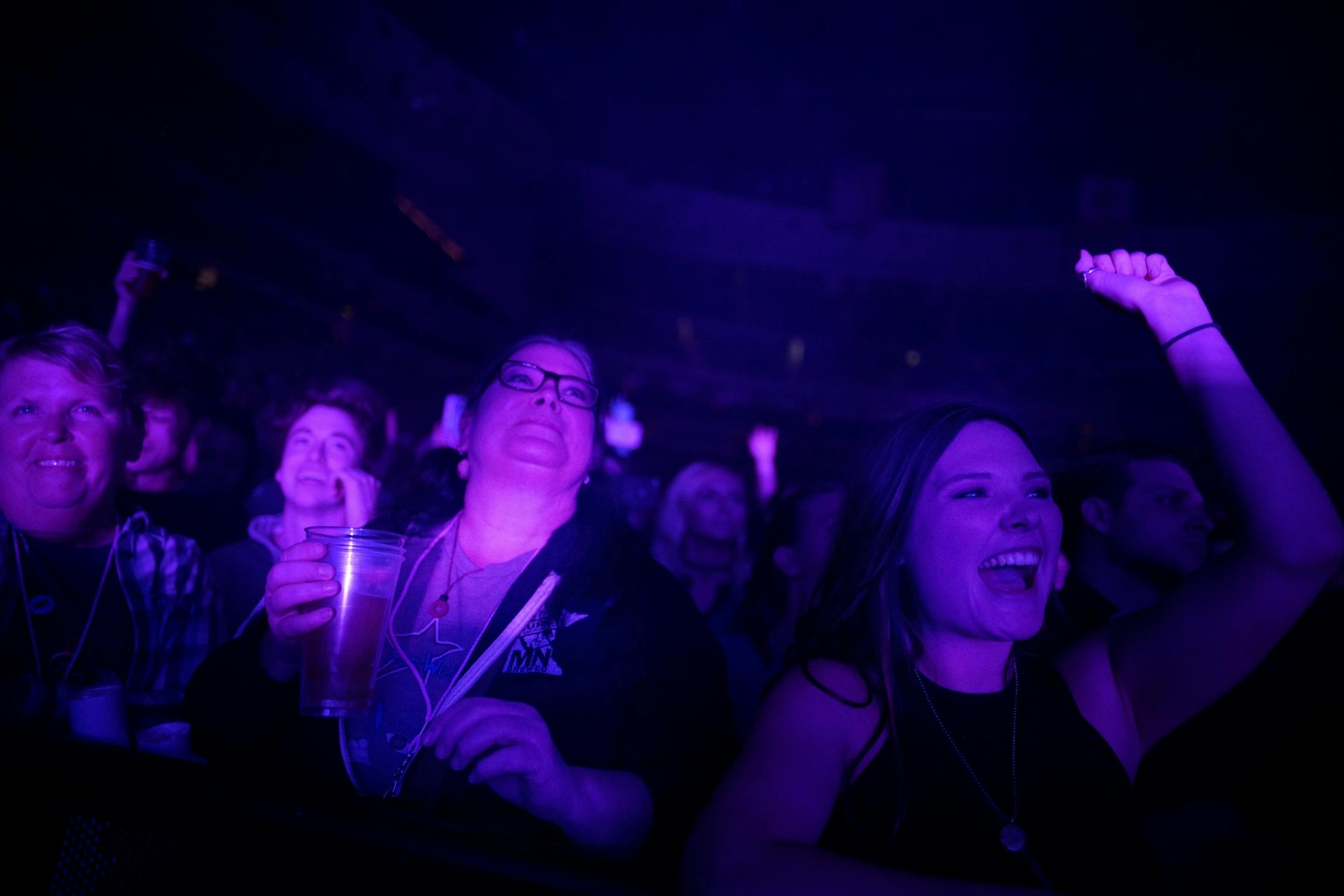 The Kings of Leon took over the Xcel Energy Center as the main attraction for the night.